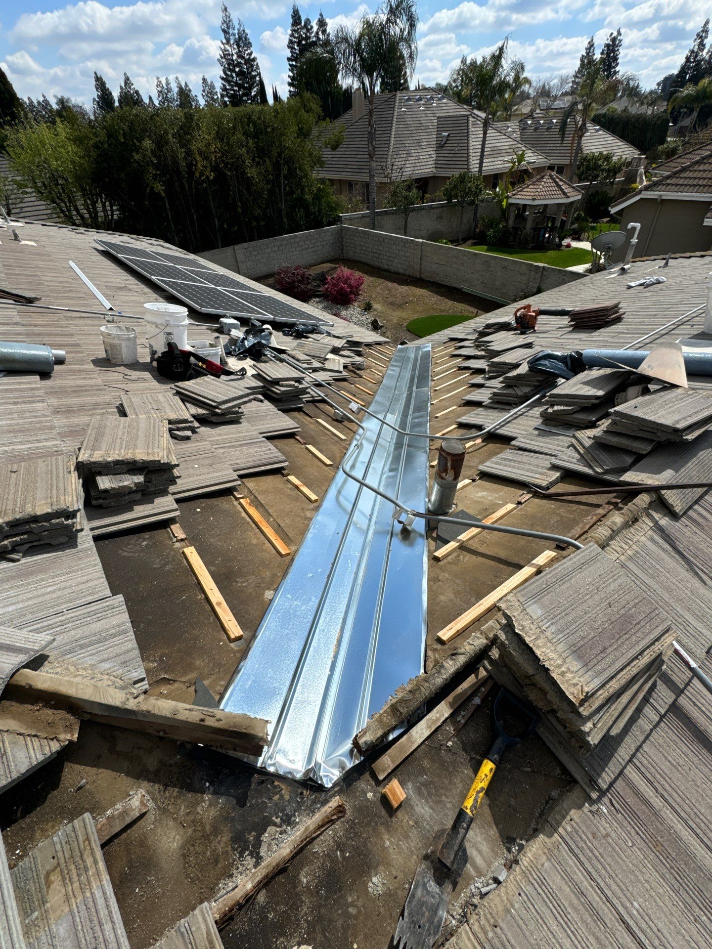 Solar Roof Leak Repair  by Grandmark Service Company