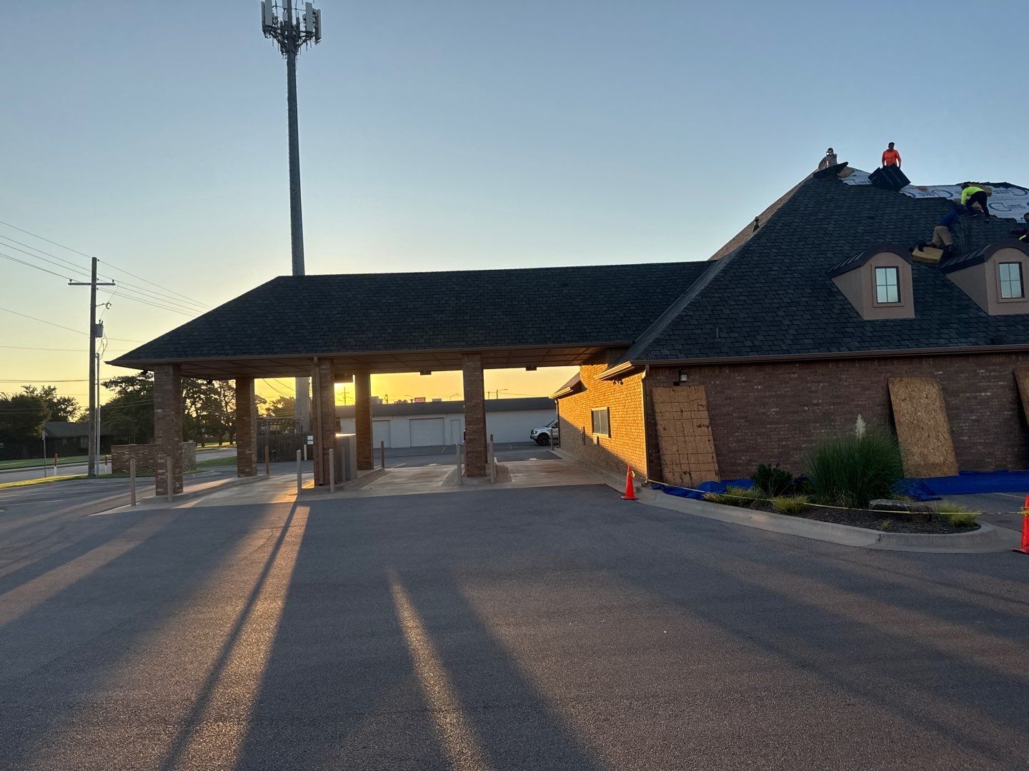Bank Reroof by Castillo Roofing