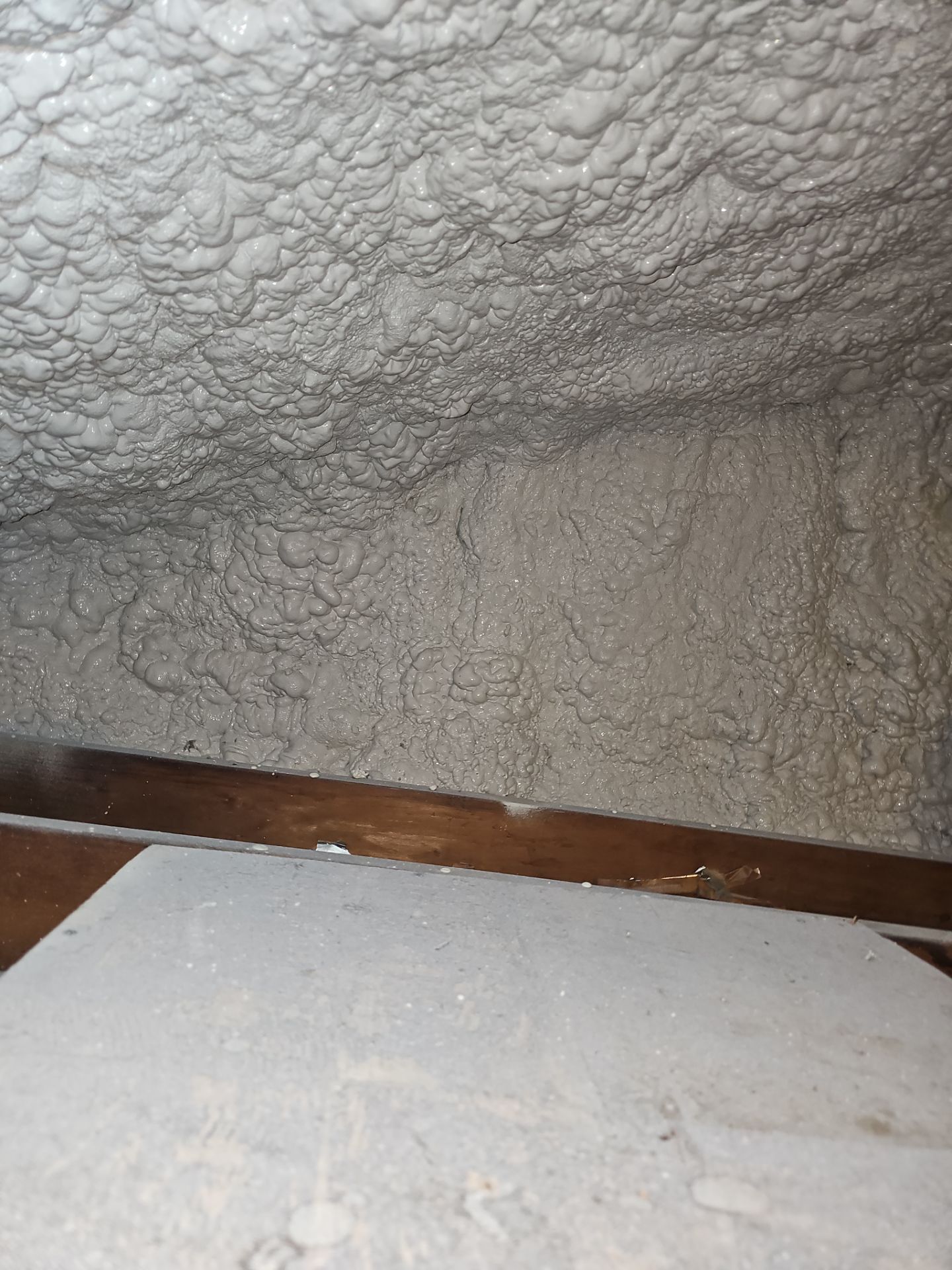 Basement Exterior Walls using Closed Cell Spray Foam by NYS Foam & Energy