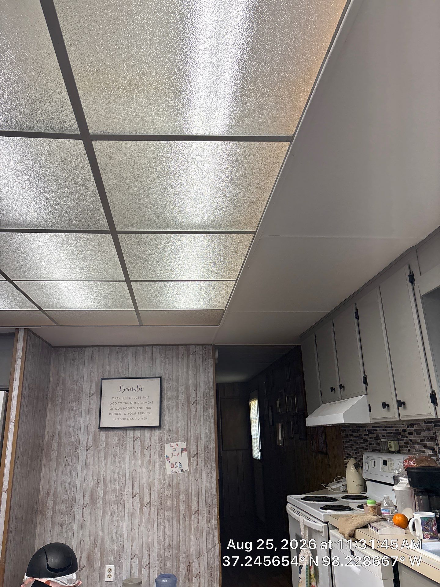 Kitchen Remodel Featuring Grey Cabinets and Mosaic Backsplash in Attica by CompanyCam Sales Demo