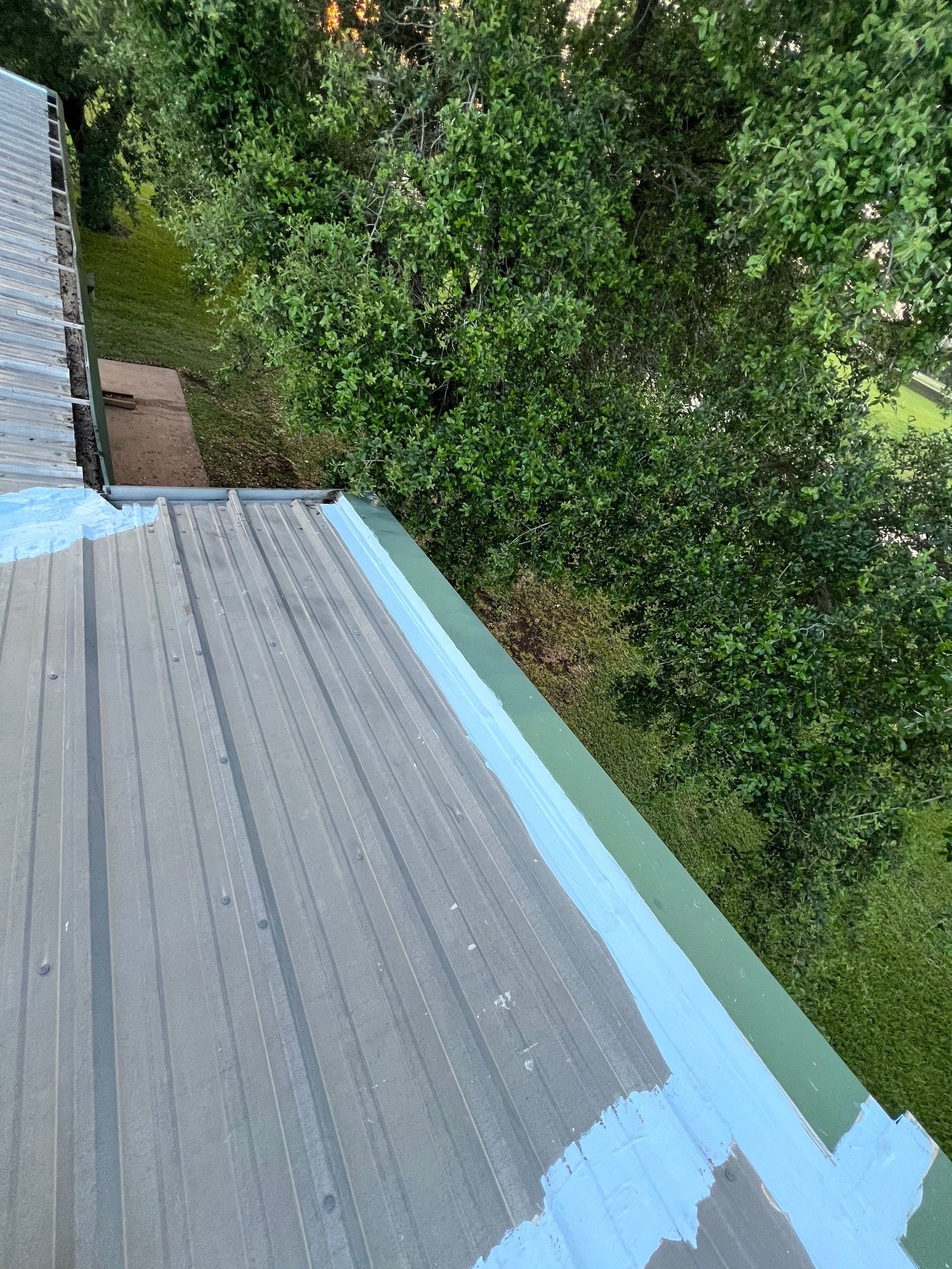 Hail Damage using Metal by Roof Repair Services LLC