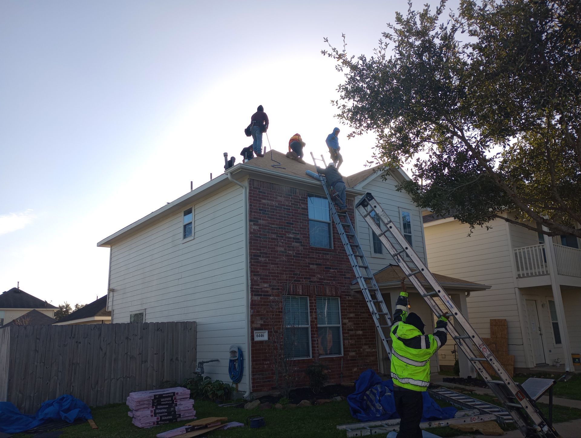 Residential Roofing Repair using Owen's Corning Duration (Lifetime) Shingles by Roof Repair Company