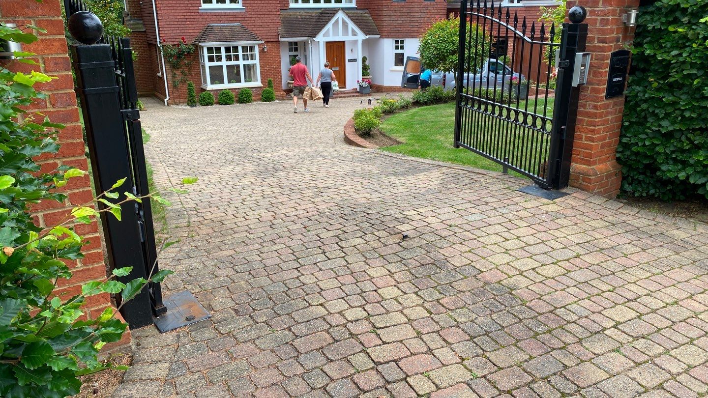 Driveway Clean using honda 21 ltr/min by Ges Exterior Cleaning ltd