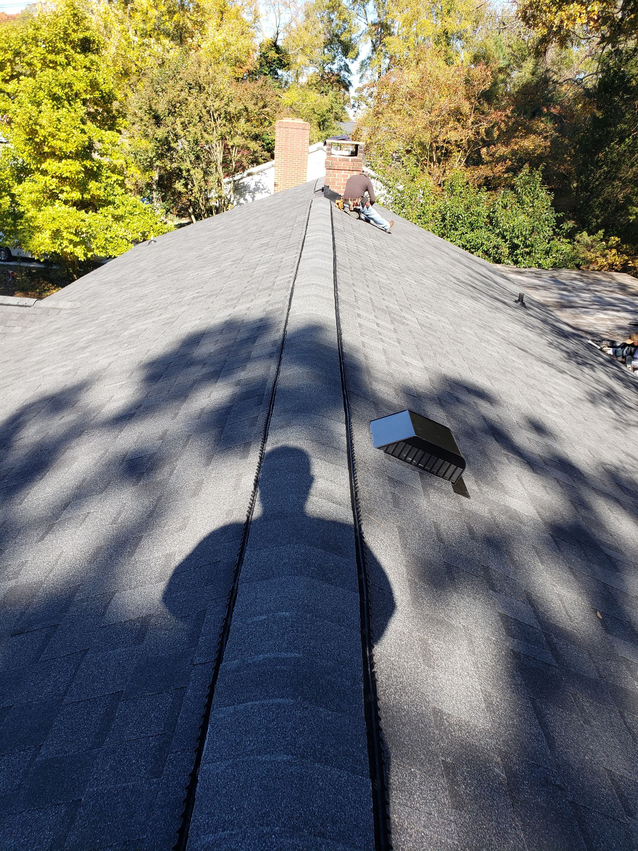 Residential Roofing Installation using Atlas Pinnacle Pristine- Black by Just In Time Roofing and Restoration