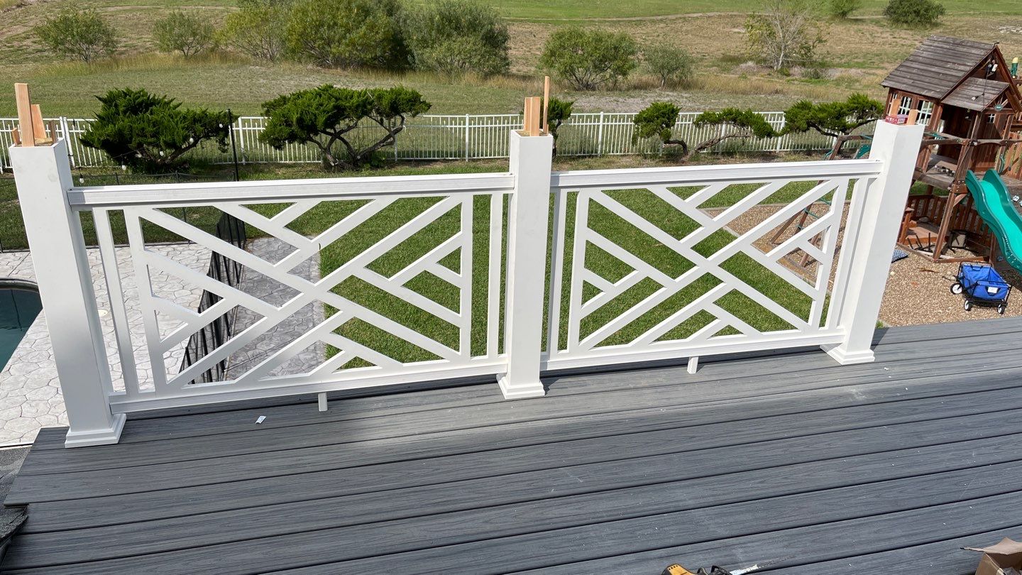 Chippendale Railings by Bayfront Roofing and Construction