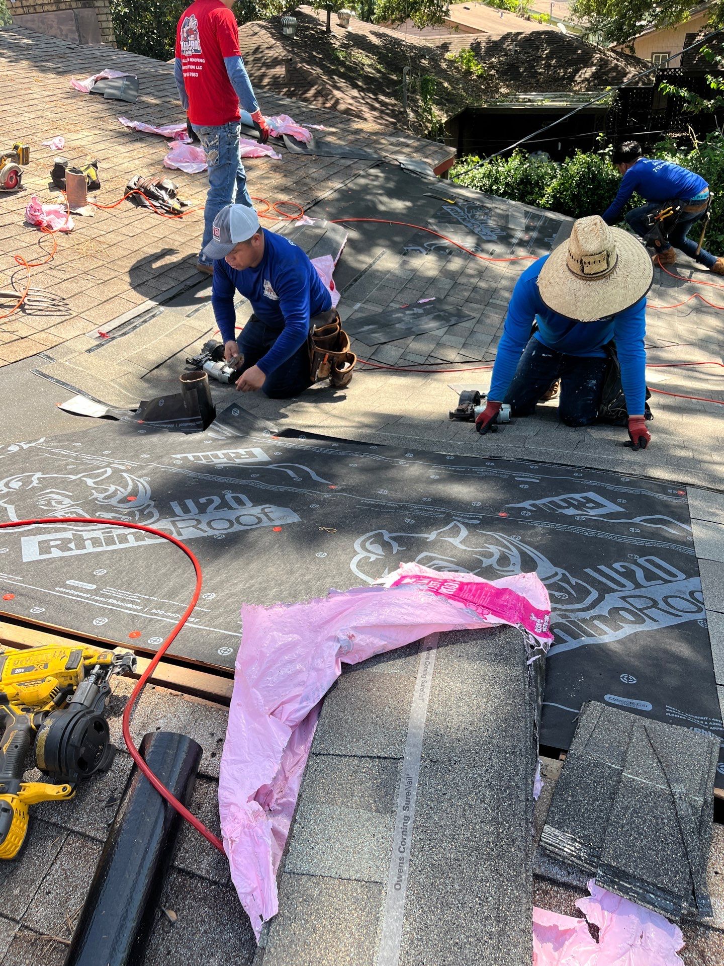 Residential Roofing Installation using Owen's Corning Duration (Lifetime) Shingles by Roof Repair Company