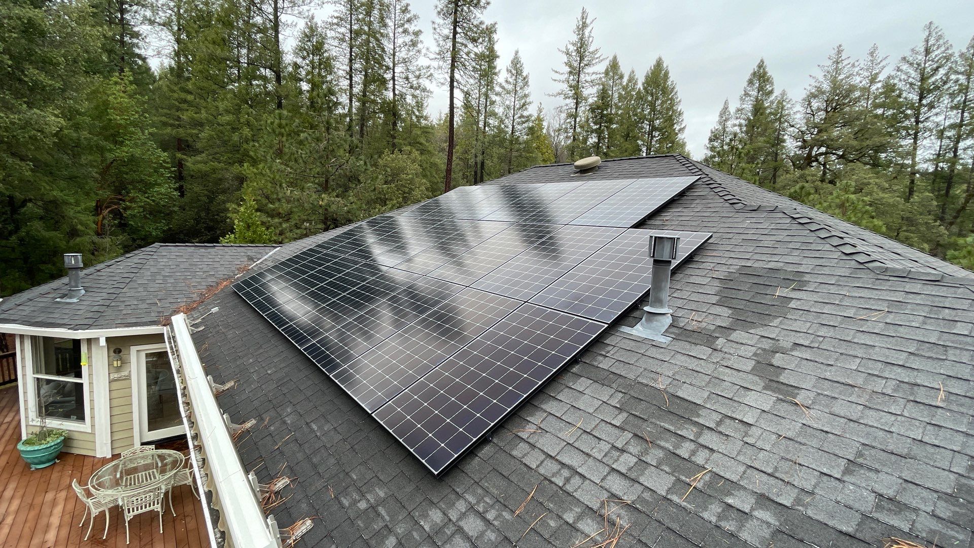 Solar Panel Installation using Solar Panels by Byers Enterprises 
