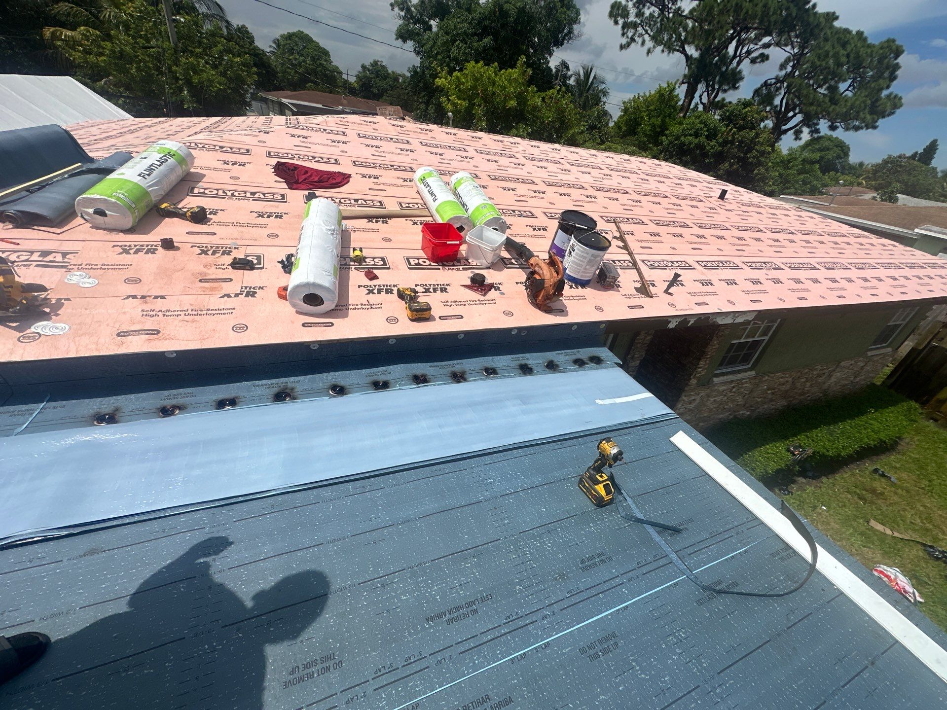 Royal Blue Standing Seam by Reimagine Roofing