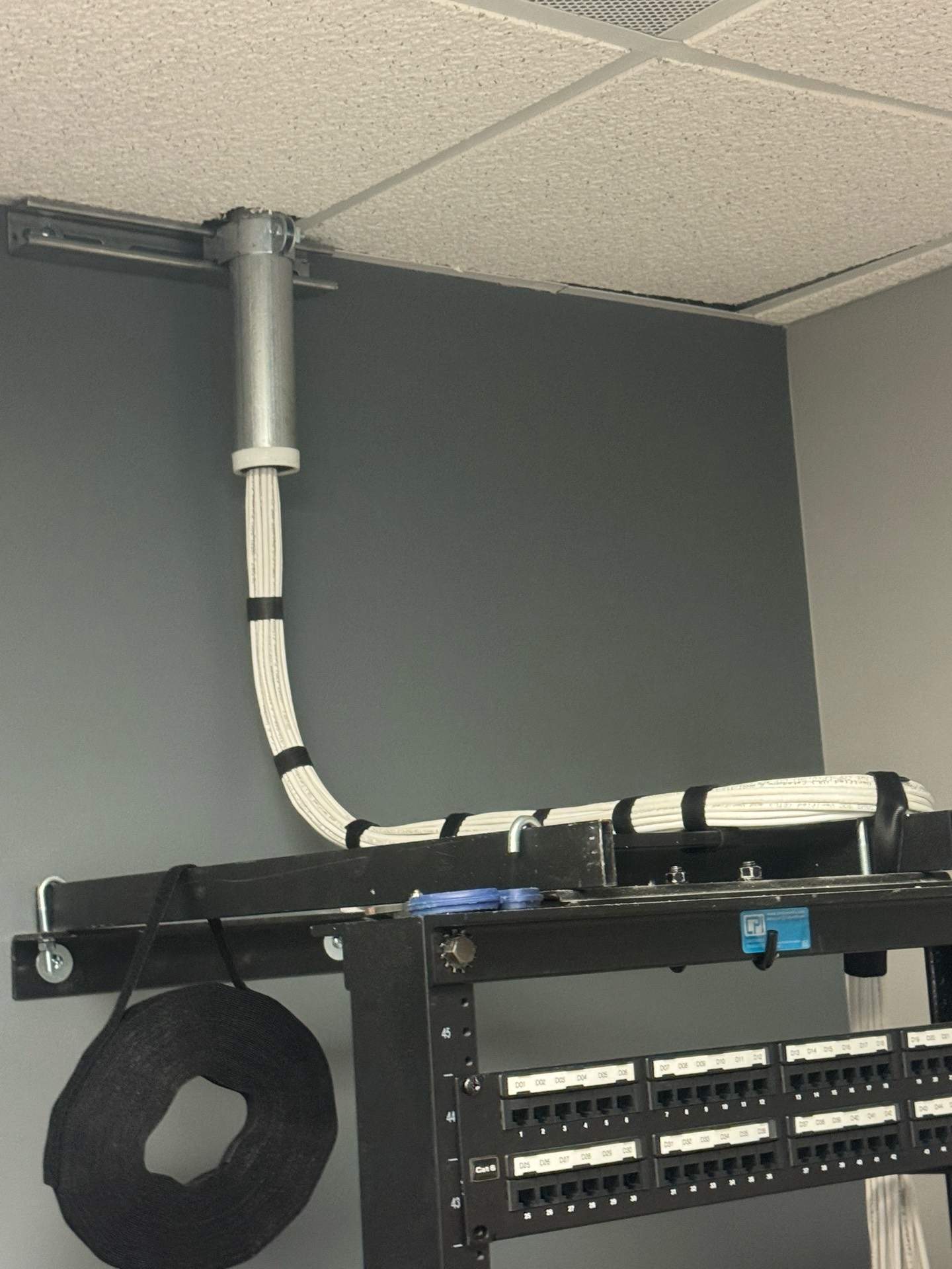 Cat6 CMP Structured Cabling Project – Anaheim, CA by Ring and Ping Inc.