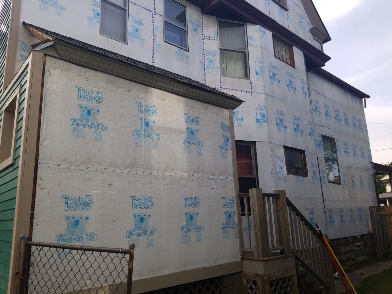 James Hardie Siding on Antique Home by Absolute Roofing and Construction