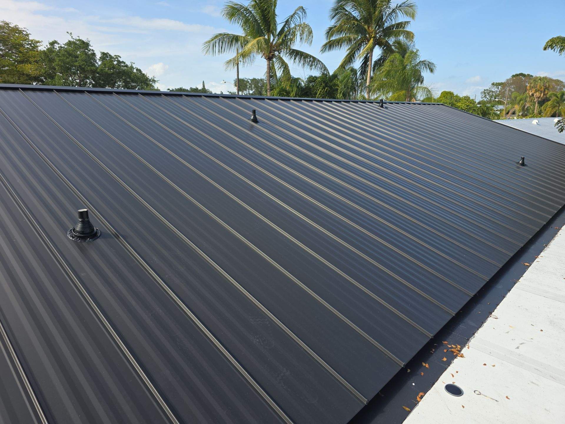 Kynar (Color Coated) Standing Seam Metal Roof Replacement by Sailfish Roofing