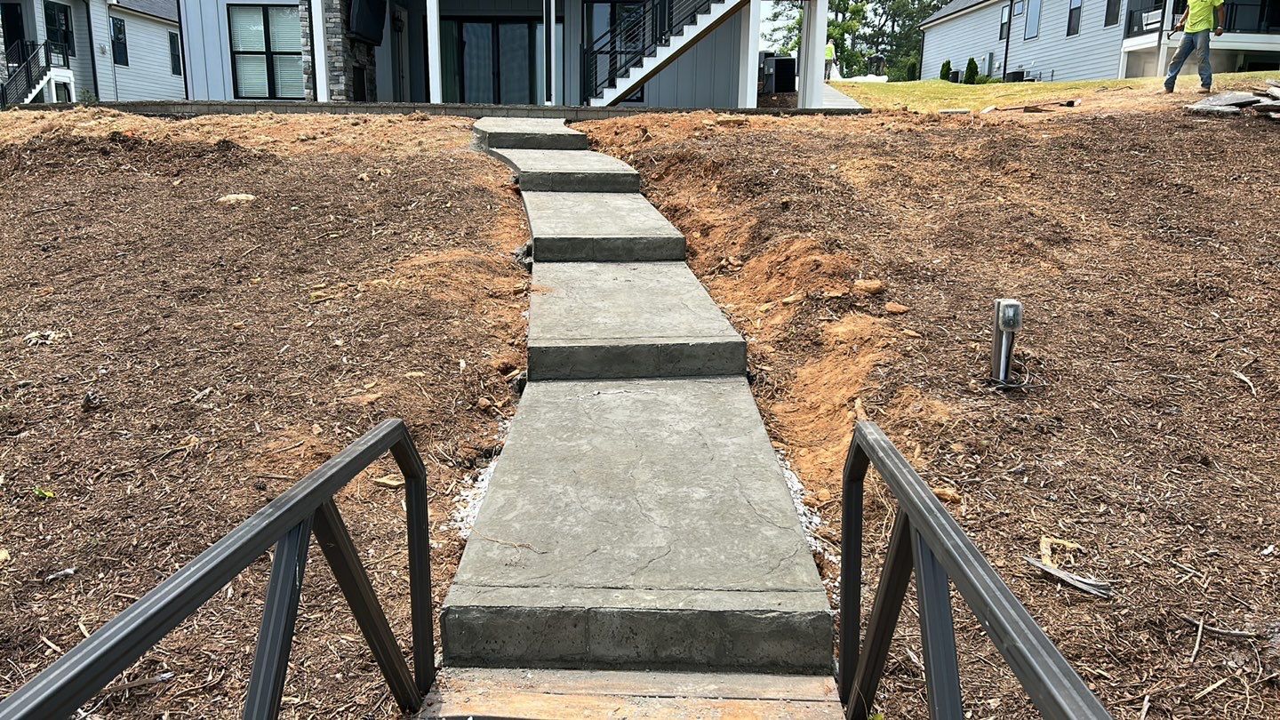 Stamped Concrete Patio by Xtreme Concrete Services