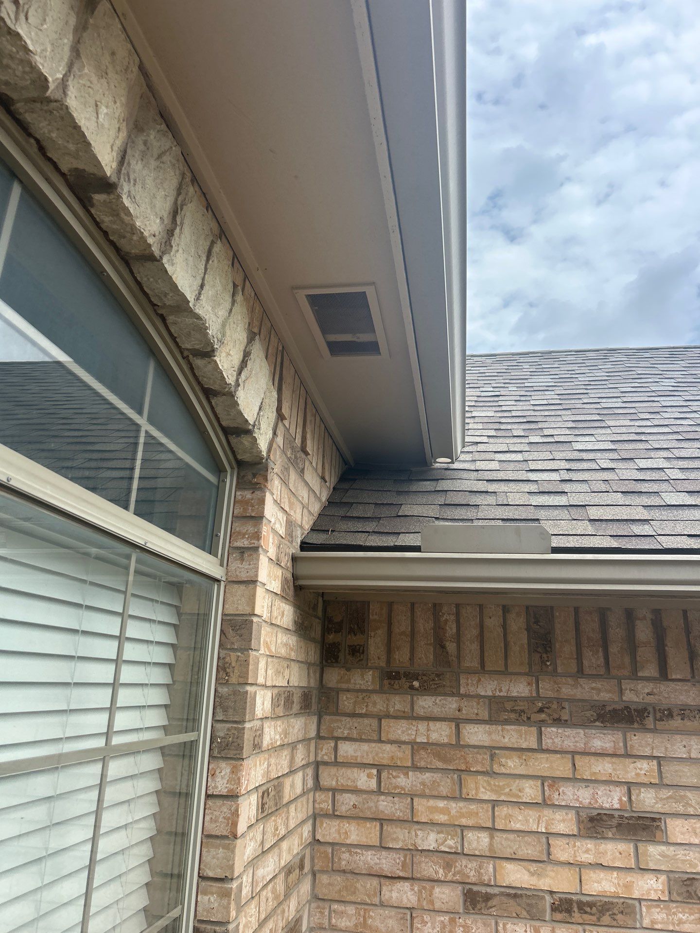 Soffit Replacement and Exterior Painting in Edmond, OK by McCann's Roofing and Construction