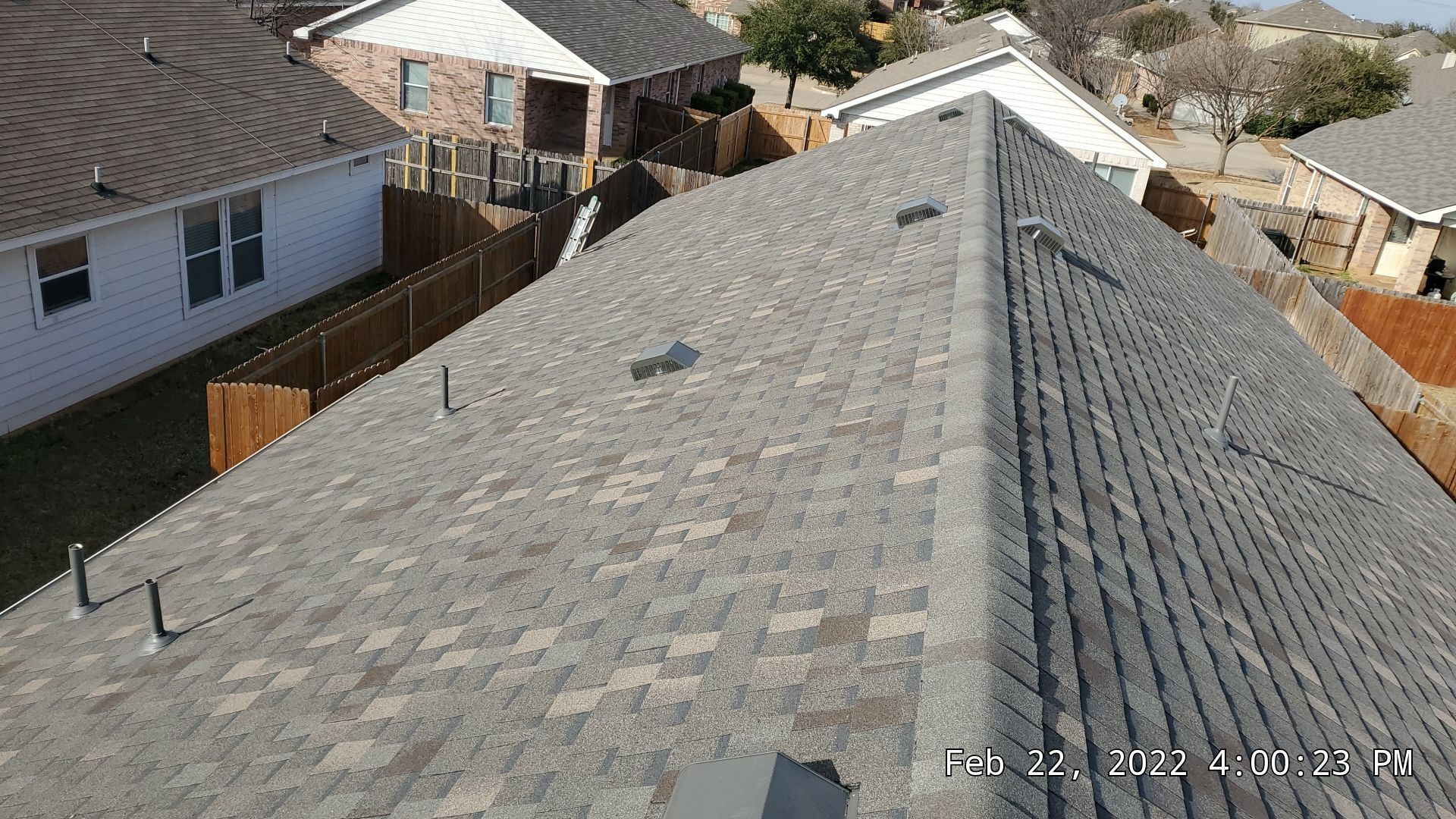 Residential Roofing Installation using ATLAS Pinnacle Pristine Shingles by Harvey Roofing & Construction