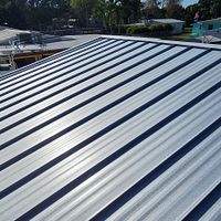 24ga 1.5" Mechanical Seam Mill Finish  by Total Roofing System The Metal Roof Experts