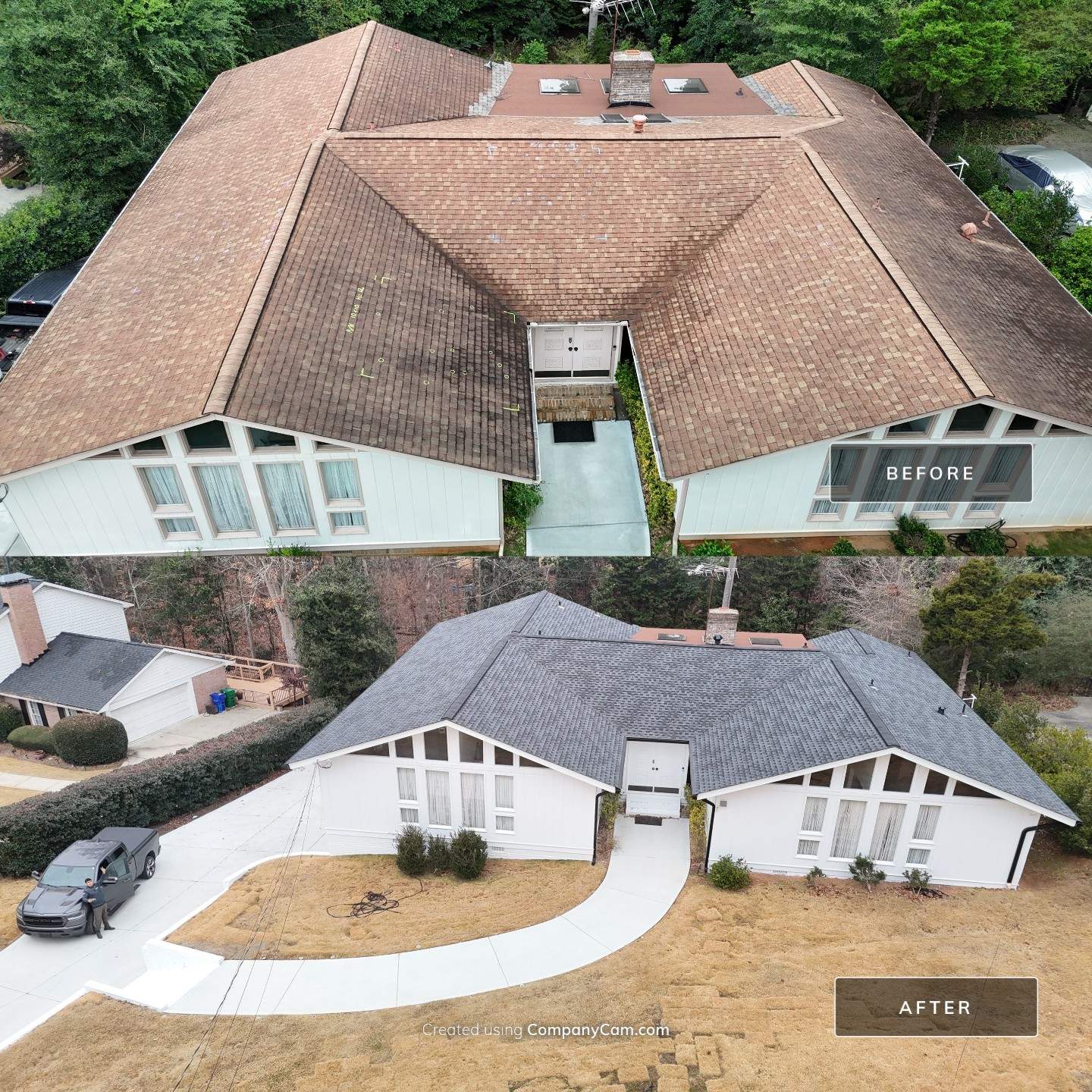Trowbridge Dr Atlanta Roof Replacement  by Dom Roofing & Restoration