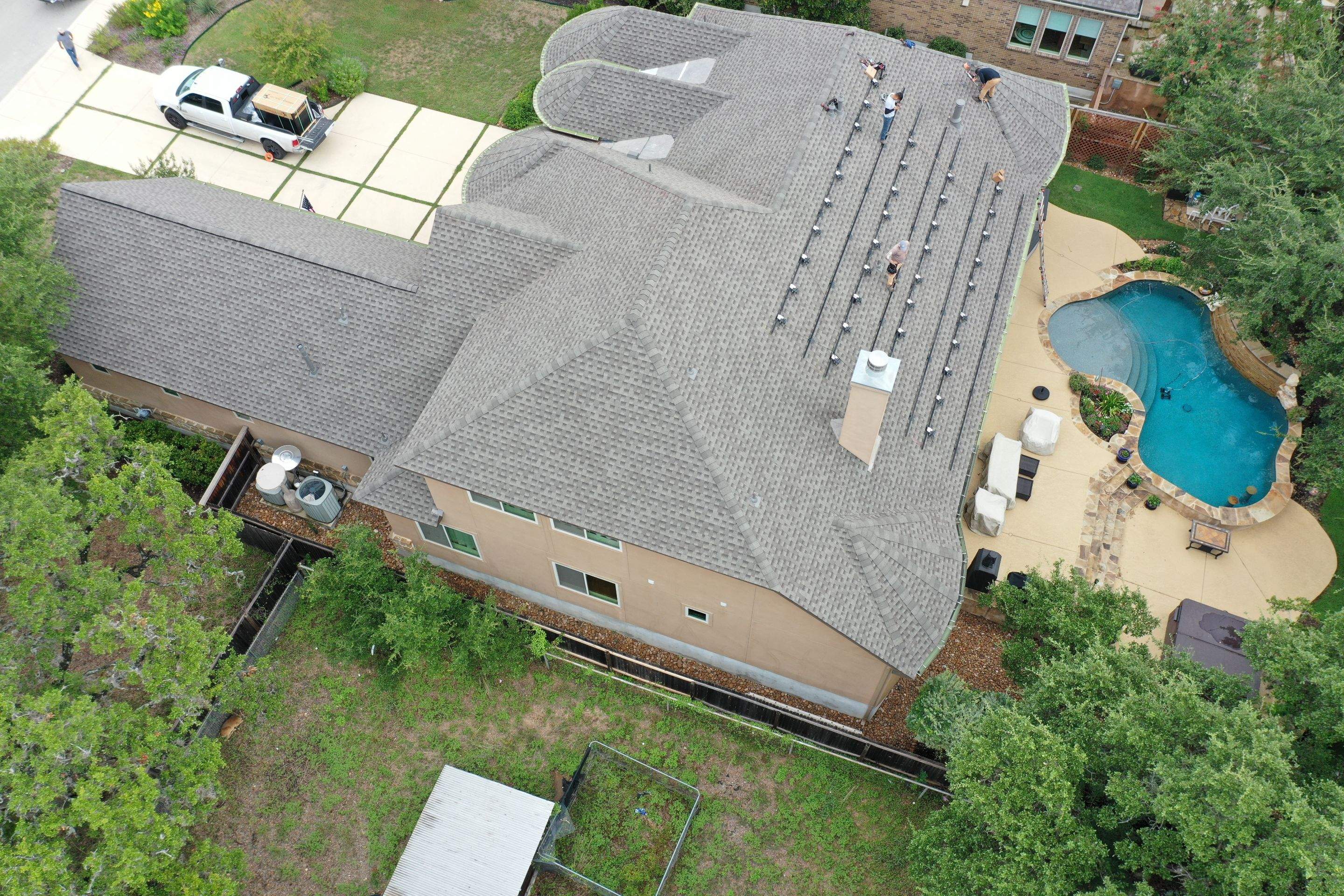 Residential Roof Replacement using GAF Timberline HDZ Architectual Shingles by Premier Roofing and Contracting
