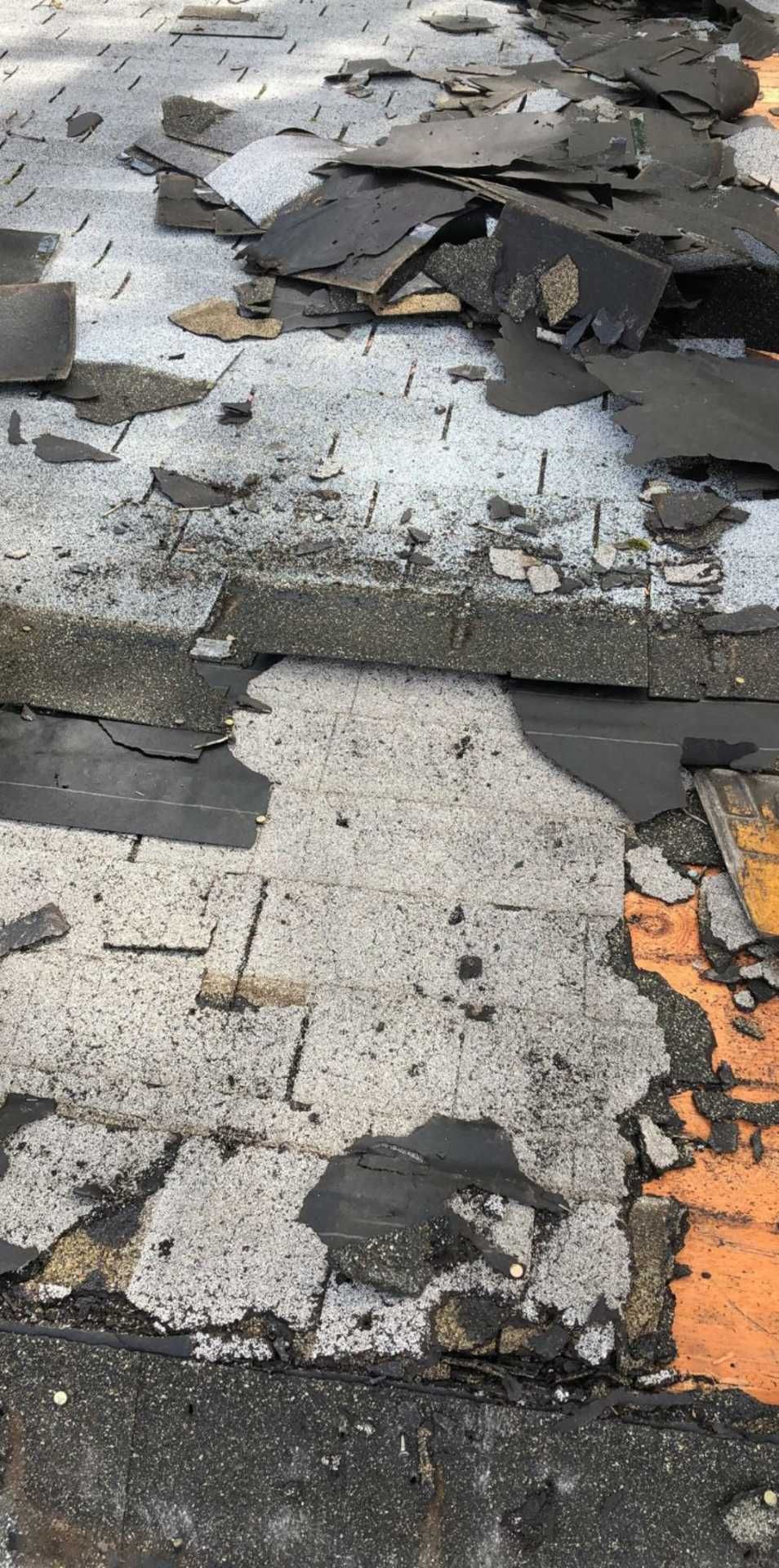 Residential Roofing Installation using Owens Corning Duration Slatestone Gray by A Plus Exterior