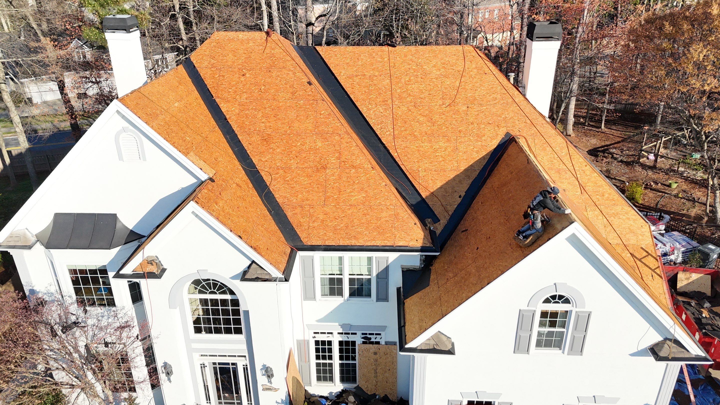 Roswell, GA Roof Replacement, GAF HDZ Weathered Wood by Reset Roofing