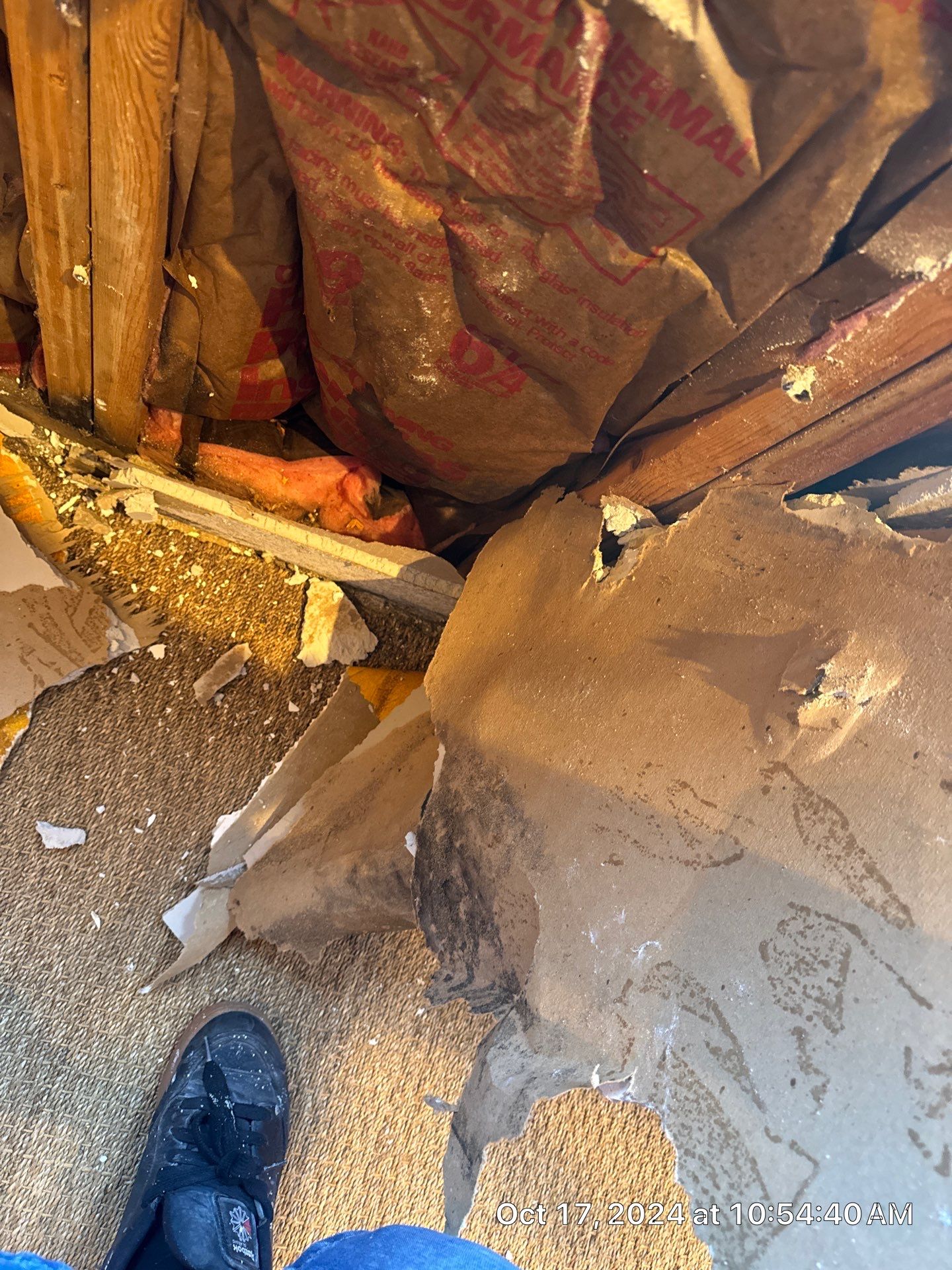 Water Damage using Drying Equipment by SuperClean 