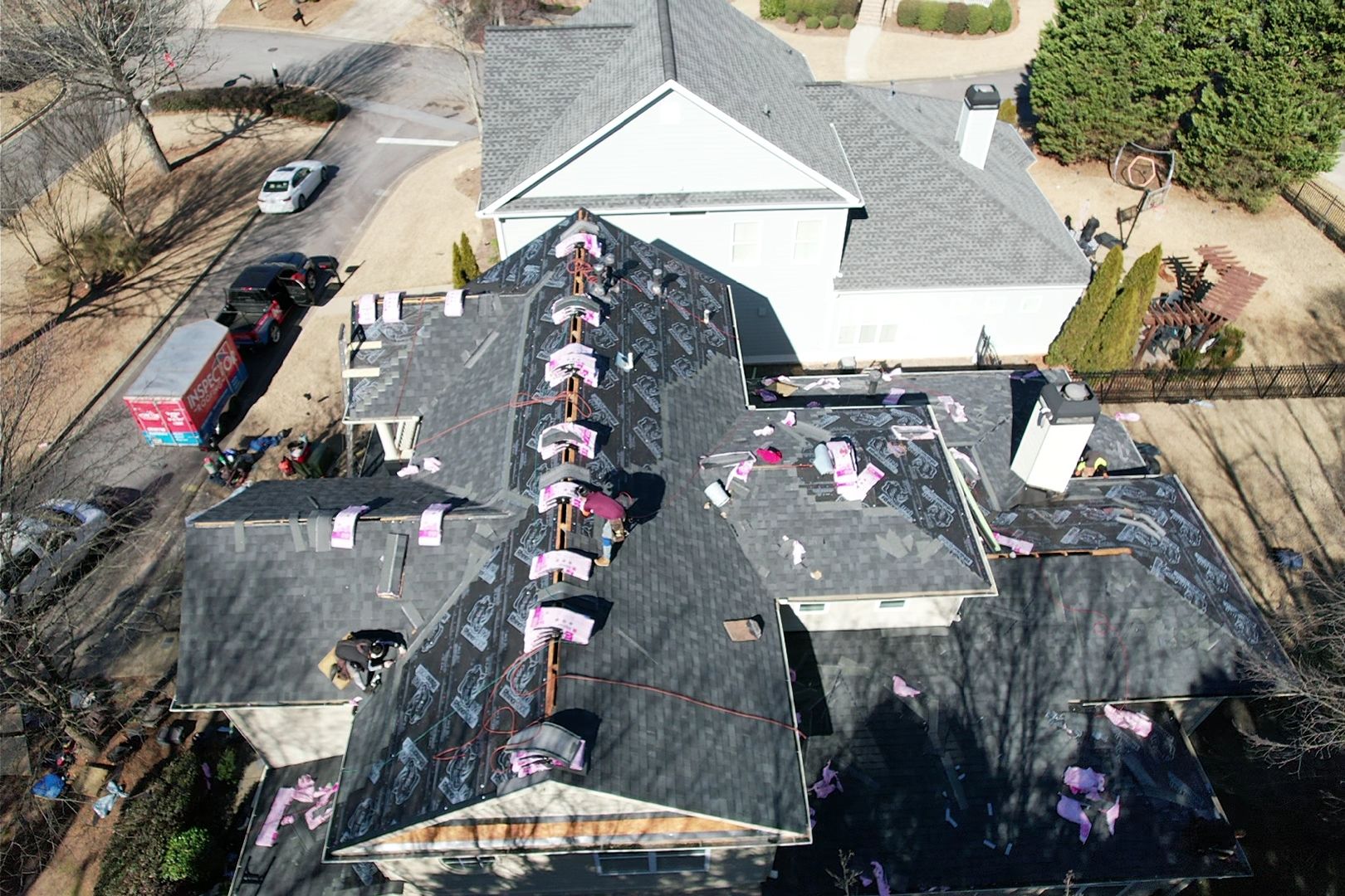 Residential Roofing Installation using Owens Corning by Inspector Roofing and Restoration