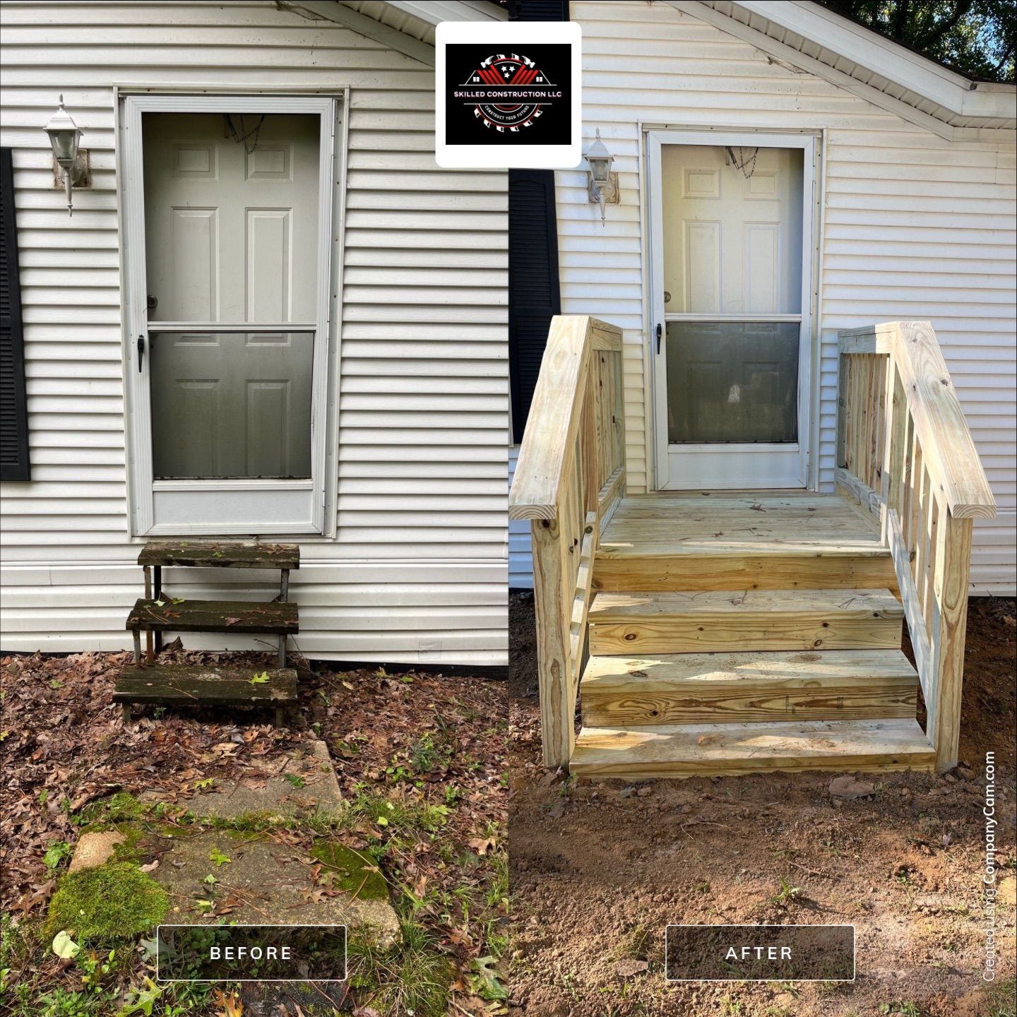 Deck Remodel by Skilled Construction LLC