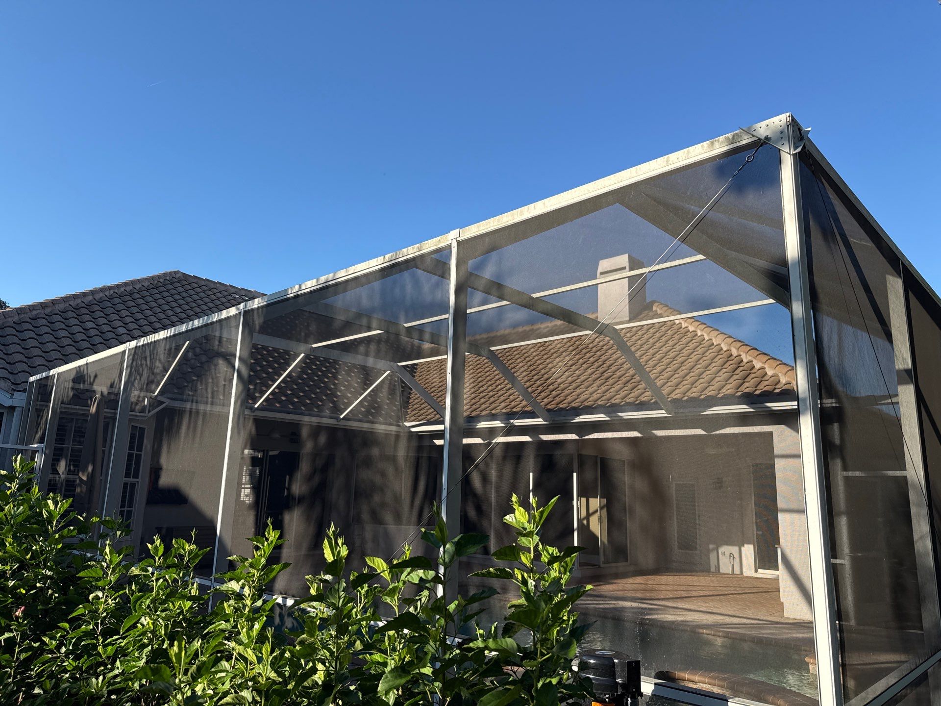 House Wash, Pool Deck & Screen Enclosure Cleaning | University Park, Sarasota FL by Sunshine AquaWash