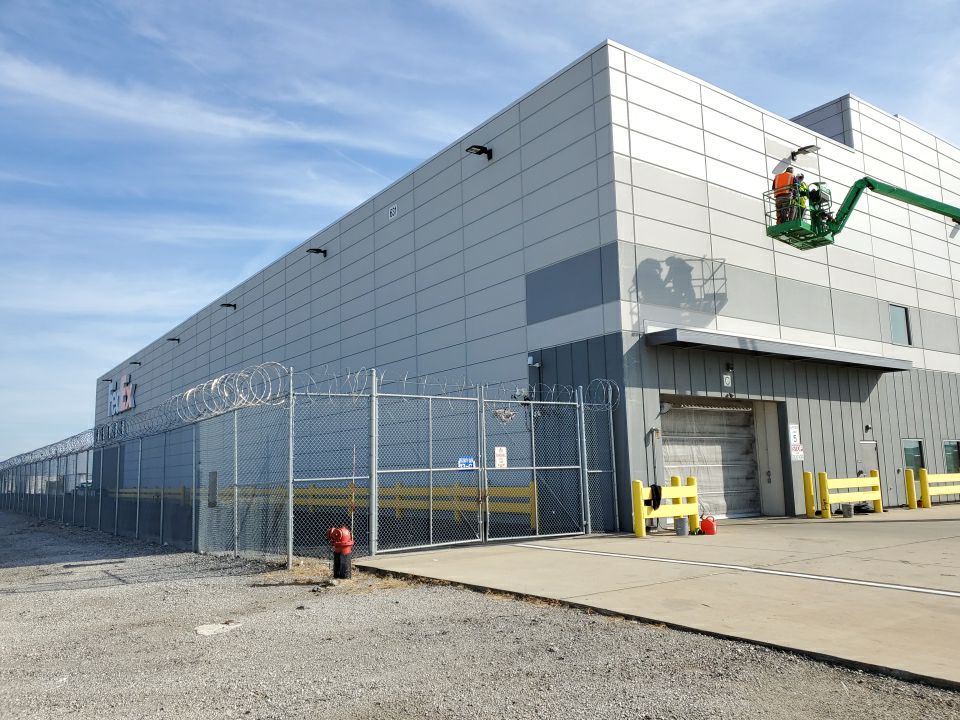 Tilt-up Precast Exterior Warehouse Painting by Paint Platoon USA