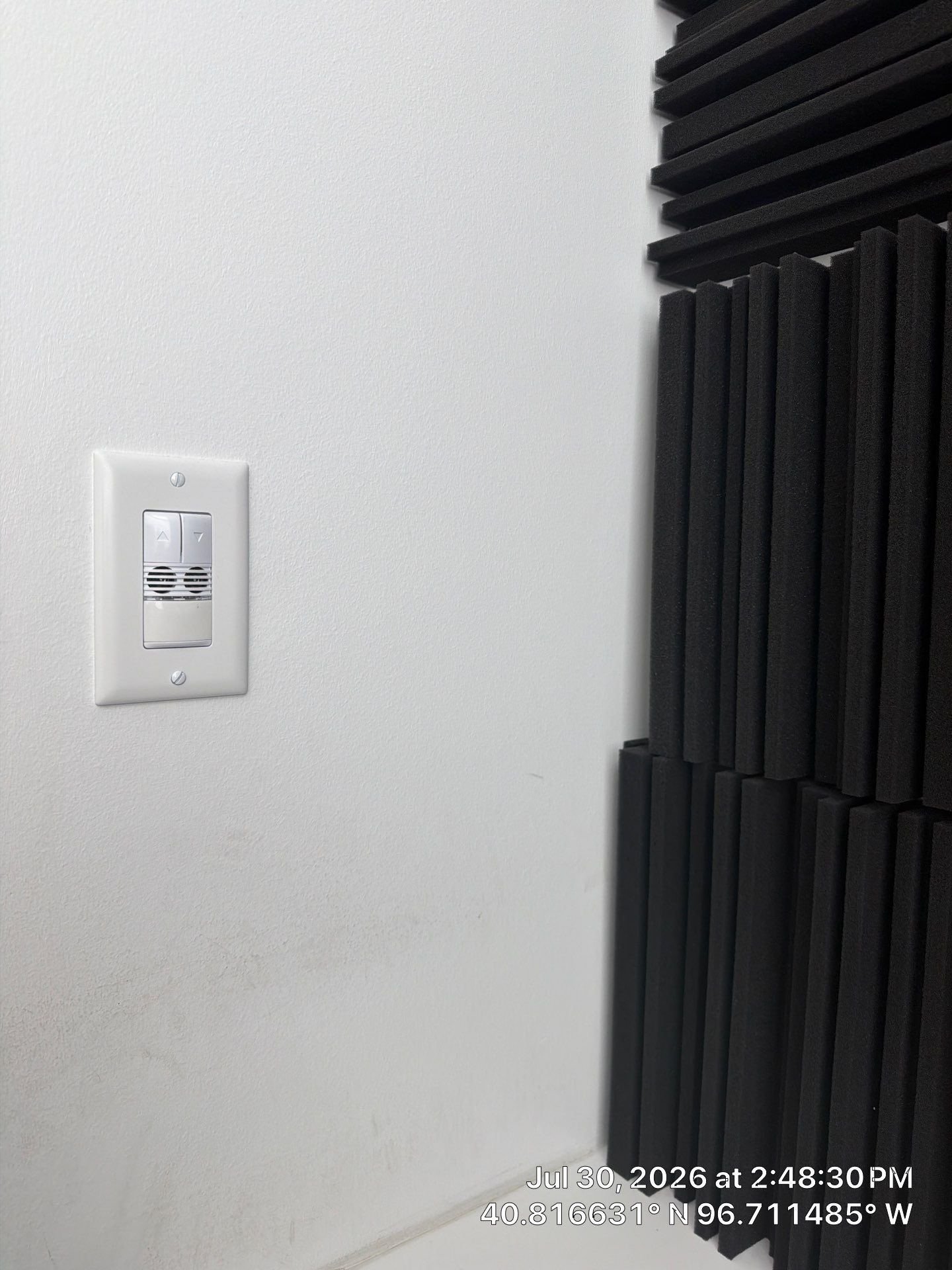 Commercial Acoustic Panel Installation and Media Room Setup in Lincoln by CompanyCam Sales Demo