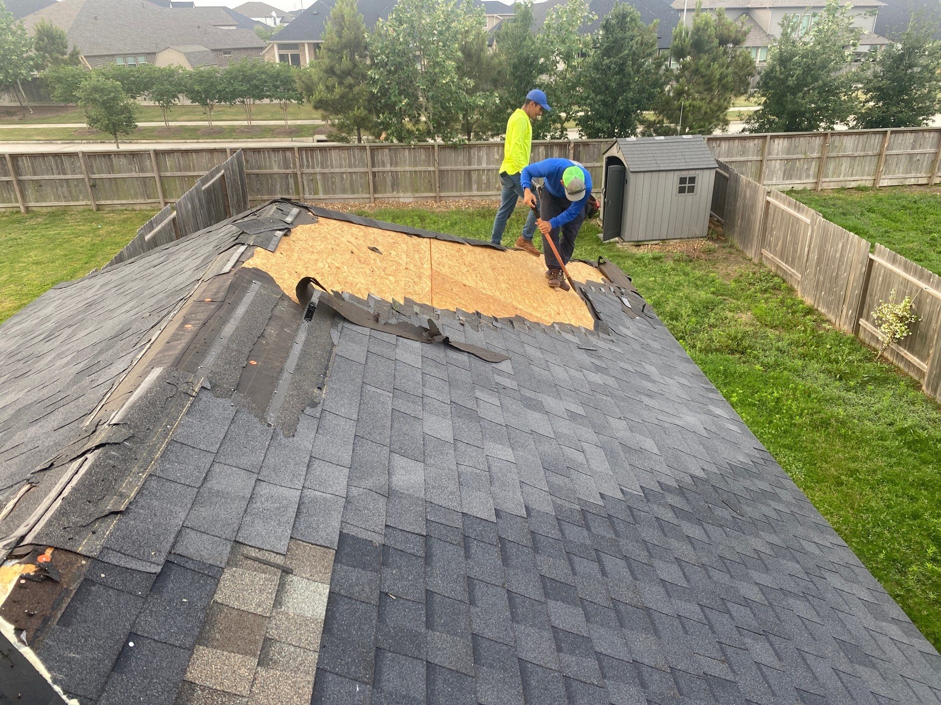 Residential Roofing Repair using Owen's Corning Duration (Lifetime) Shingles by Roof Repair Company