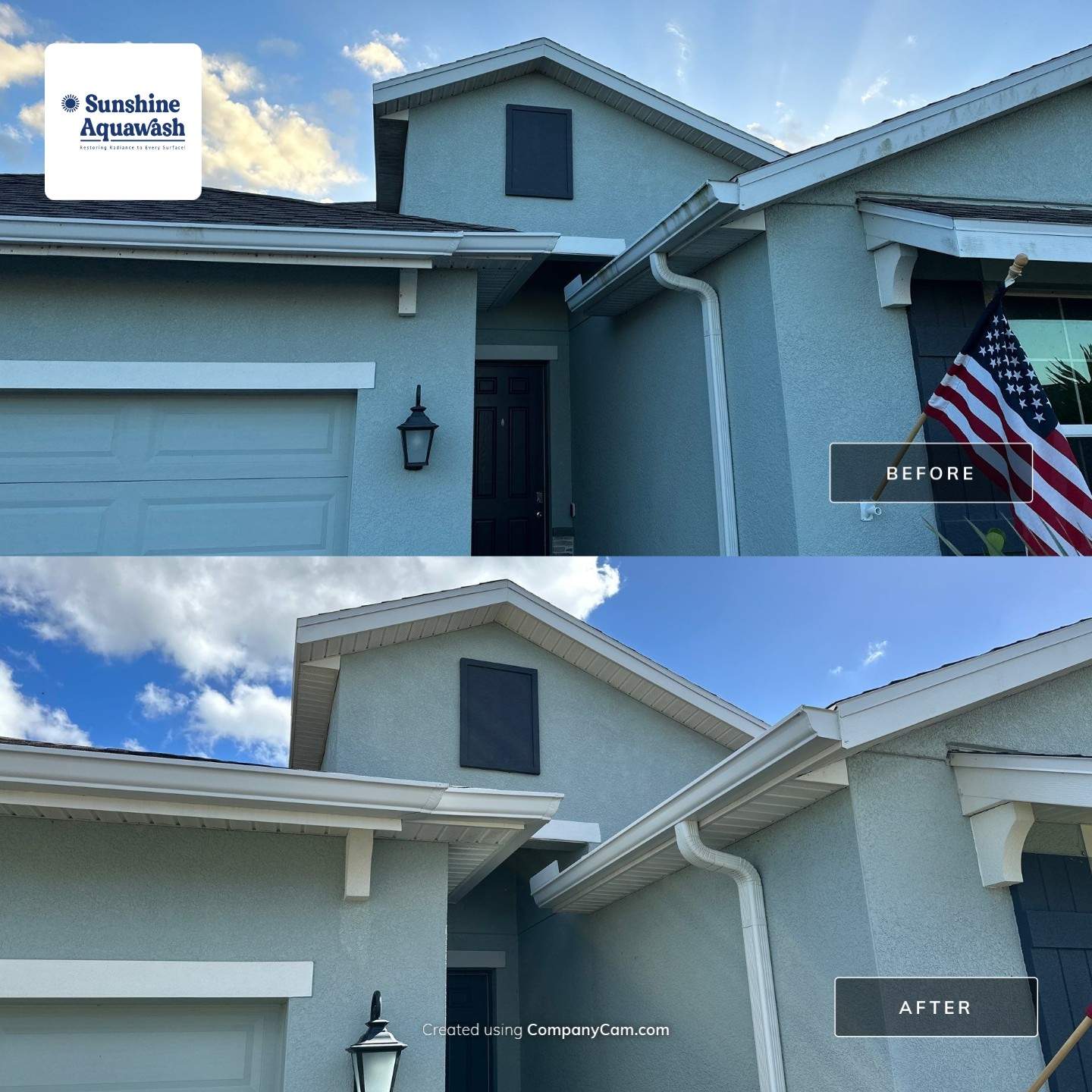 House Wash & Paver Driveway Cleaning in Trevesta Community, Palmetto, FL | Sunshine AquaWash by Sunshine AquaWash