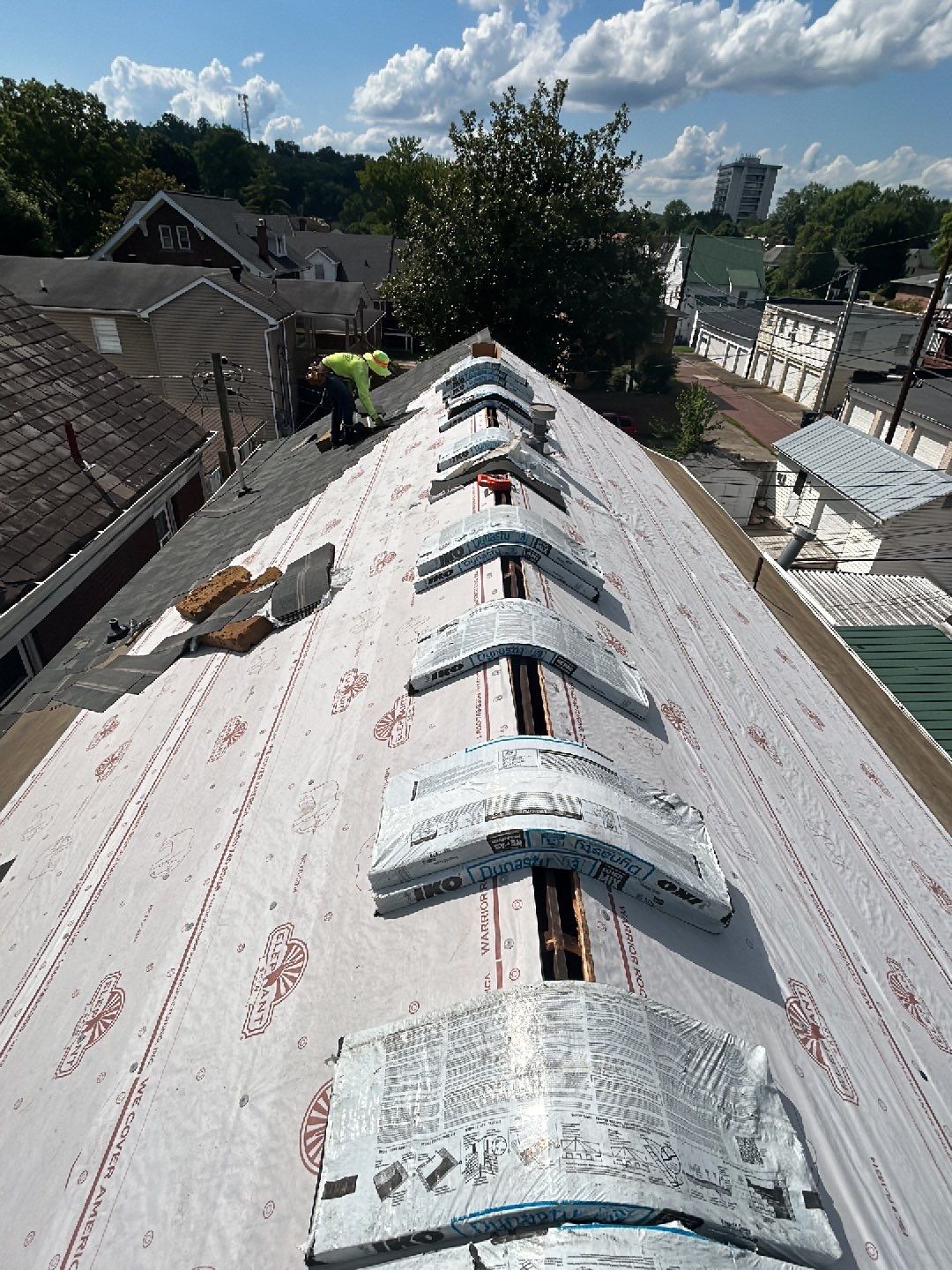 Residential Roofing Installation using Performance Shingles by Mr. Roofer