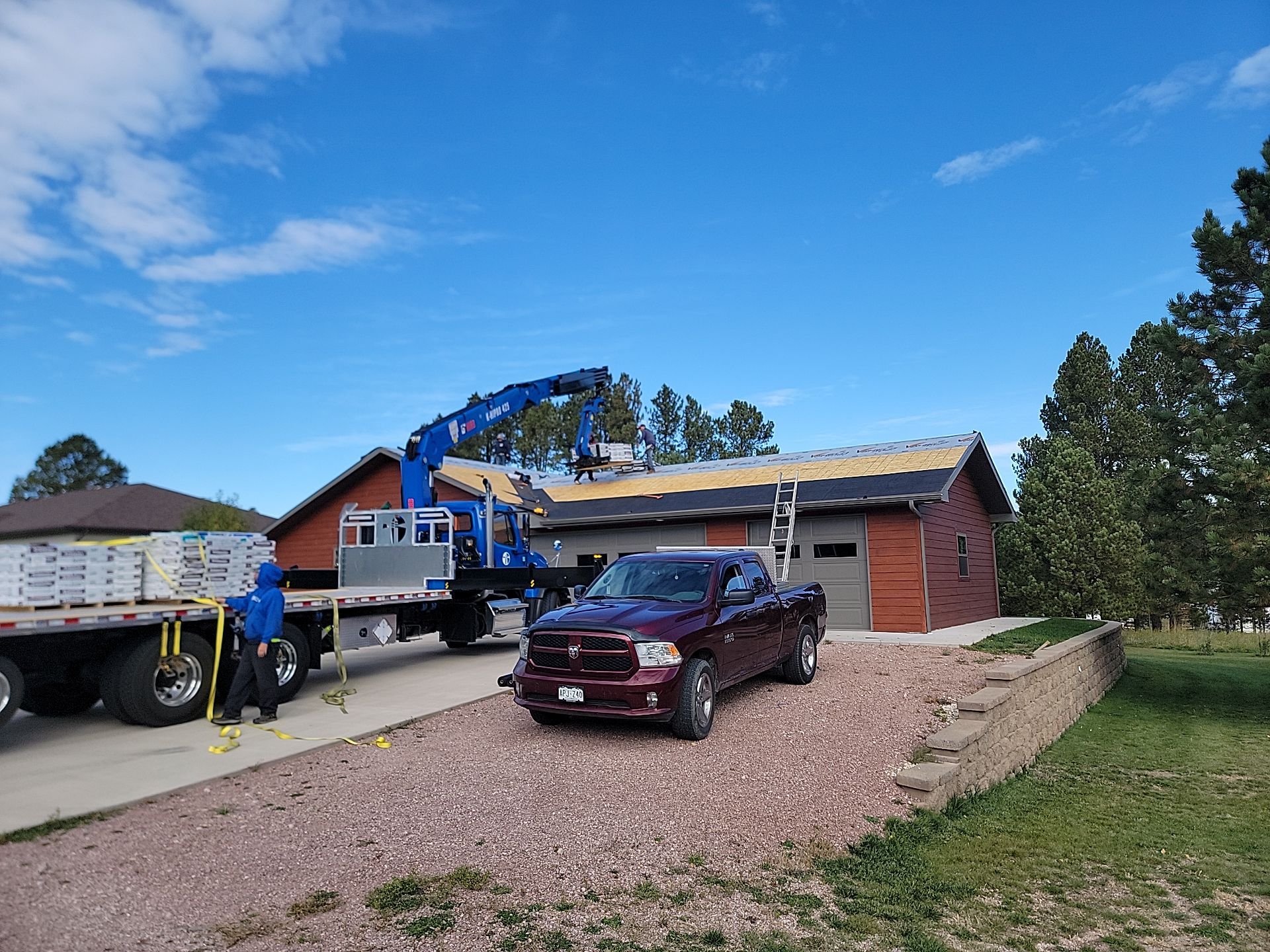 Residential Roofing Installation using Malarkey Shingles by Weather-Tite Exteriors LLC