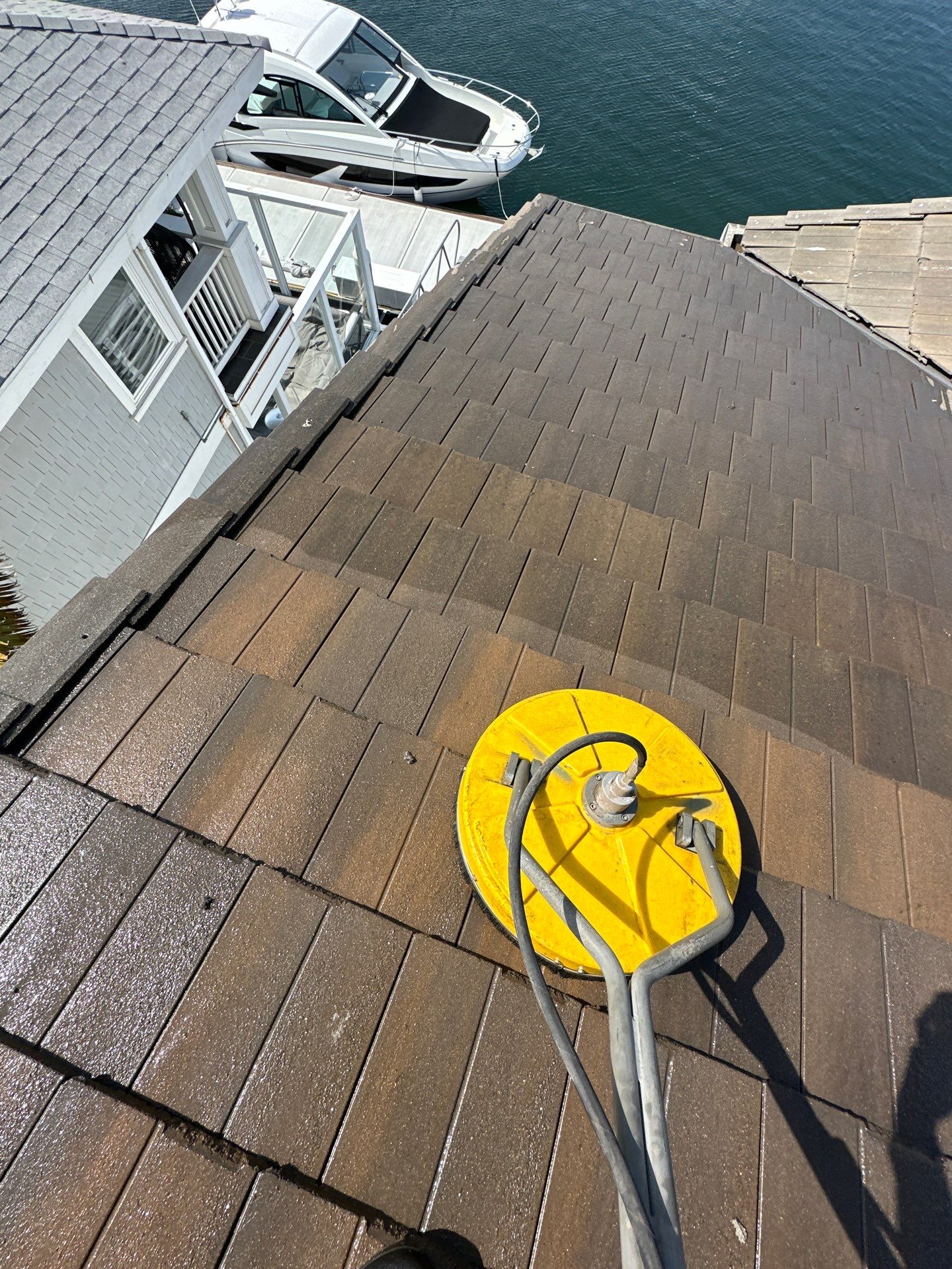 Huntington Harbor Roof Washing - Pressure Washer by Property Cleaning Experts