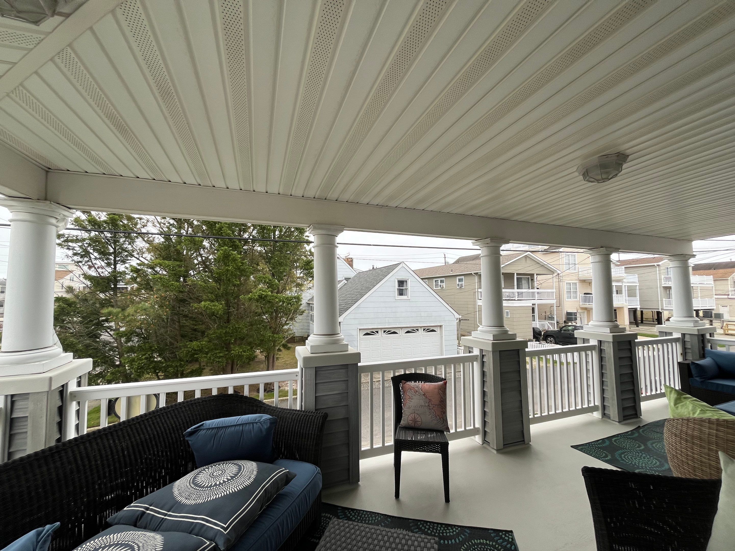 Exterior painting - Columns & Beams Ocean City, NJ by FreshCoat Works LLC