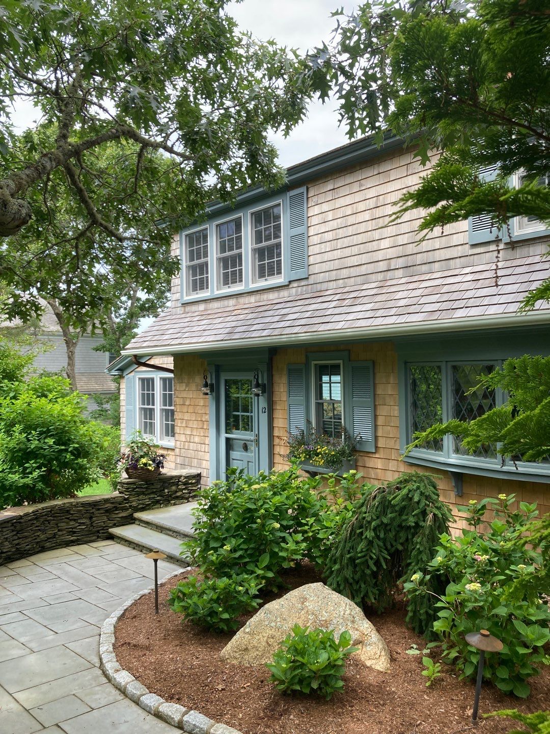 Gutter Installation using 4x5 FiberGlass Gutter in Falmouth, MA by Gutter Pro Enterprises