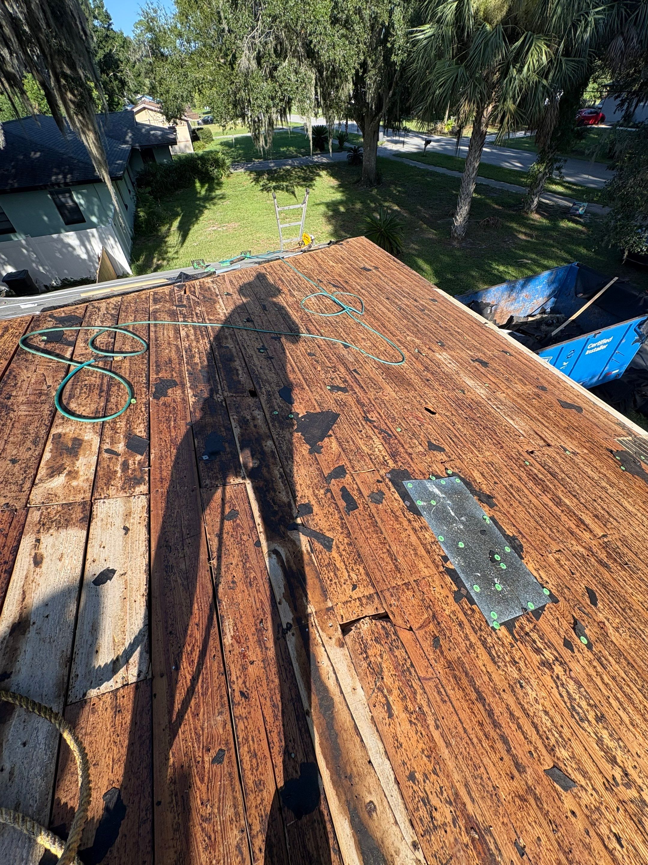 DeBary Residential Roof Replacement with Atlas Pinnacle Shingles and Wood Repair by Pinnacle Roofing Group