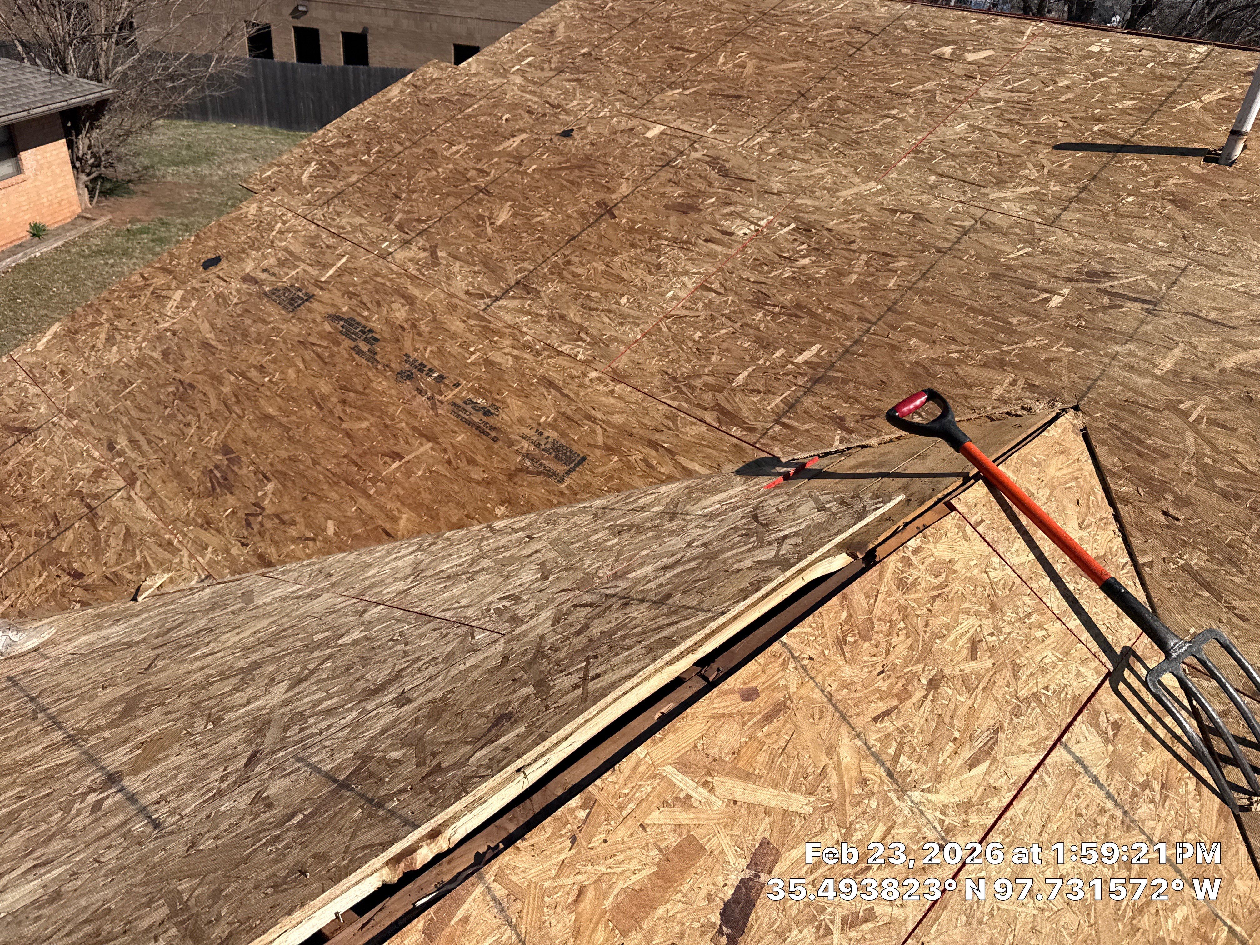 Project in Yukon, OK by OAK Roofing Restoration 