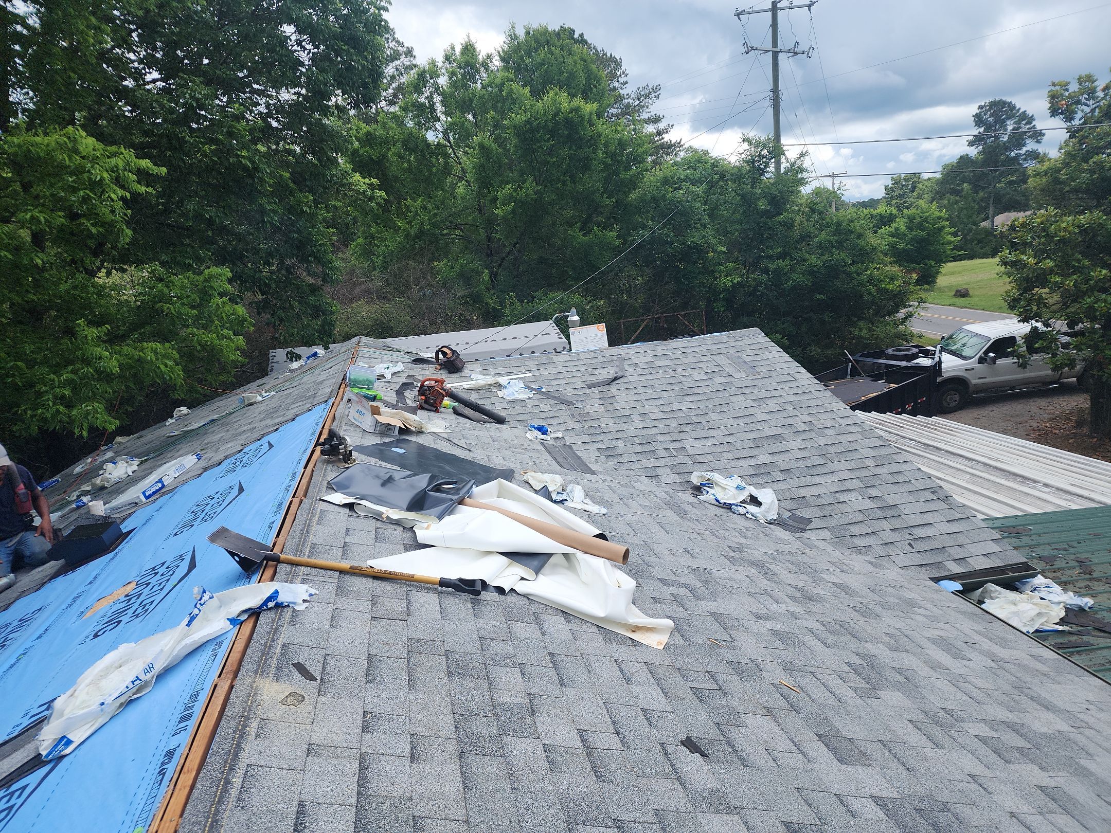Residential Shingle Reroof using Malarkey Vista by Hostetler Roofing