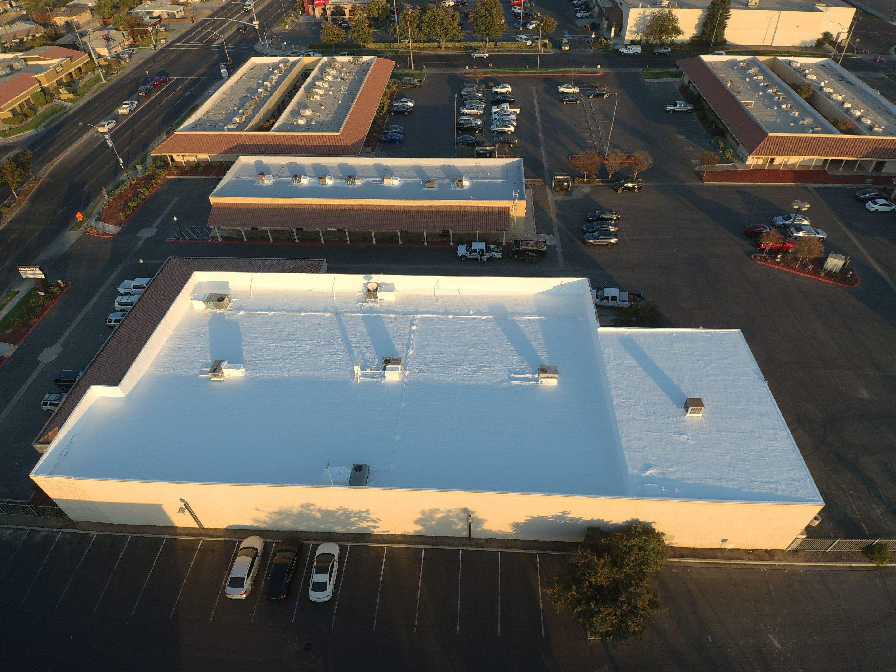 Reburbish existing spray foam job by Straight Edge Roofing Inc