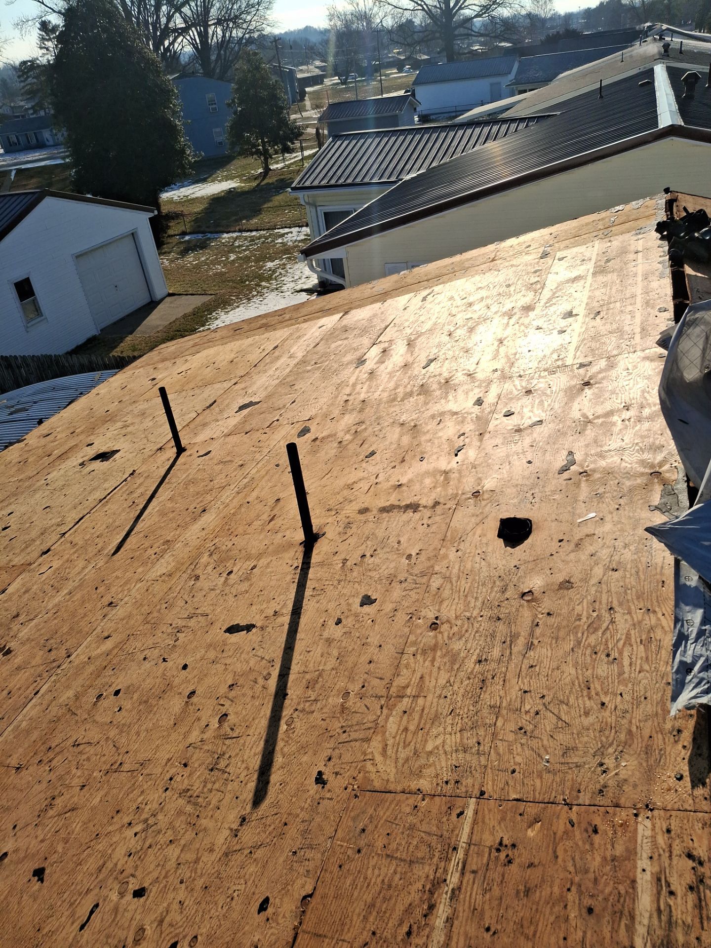 Residential Roofing Installation using Metal by Rainstoppers Roofing
