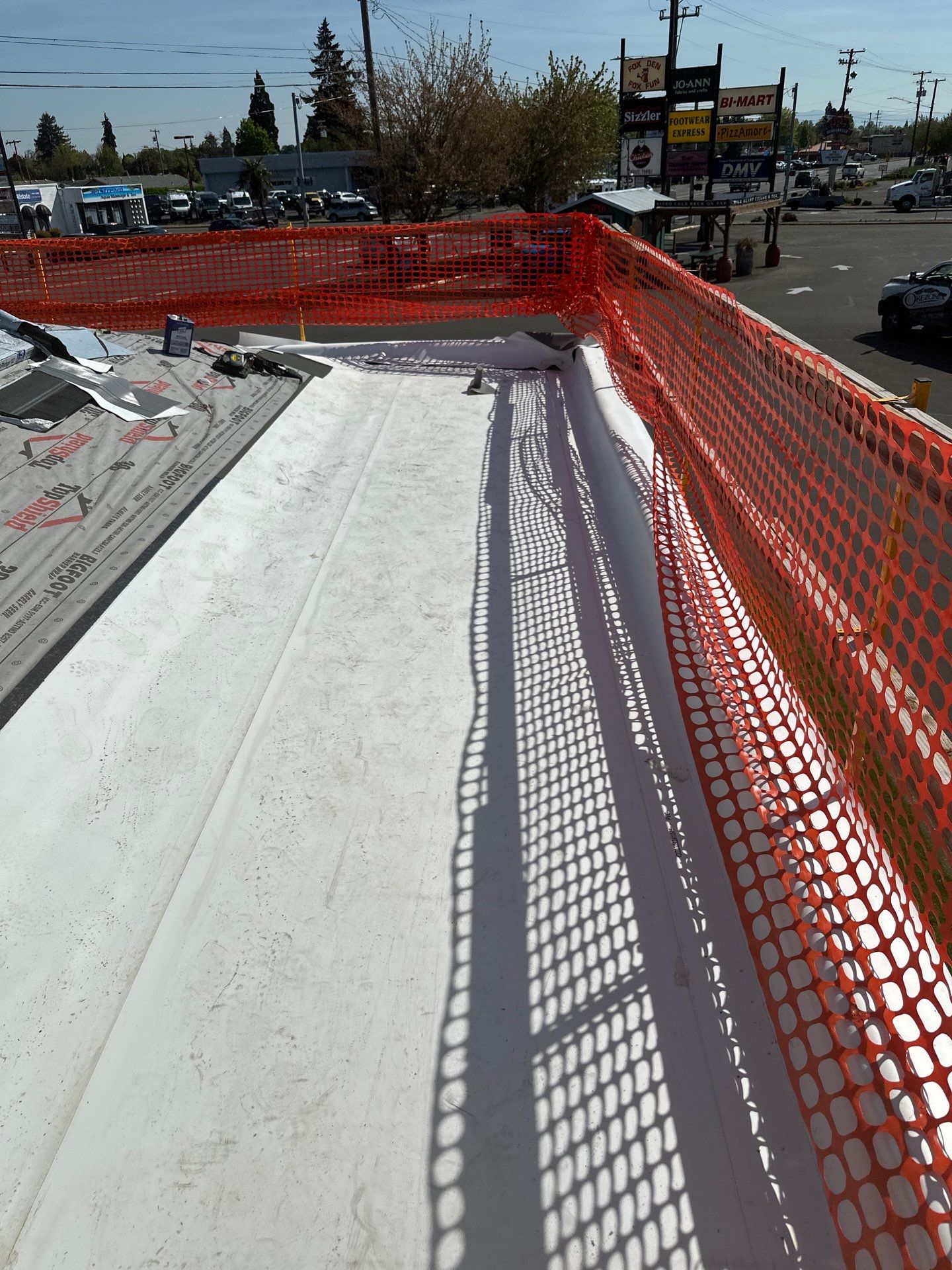 Sizzler Albany Oregon Roof Replacement  by Orezona Building & Roofing Company, Inc.