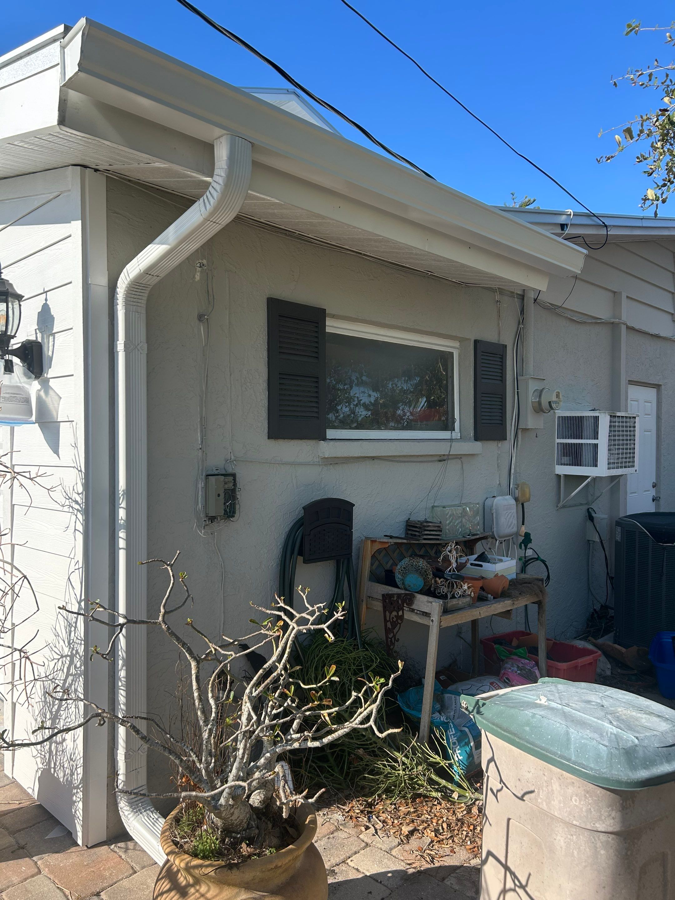 Fascia Installation and New Gutters and Downspouts in Sarasota FL by Gutter Professors