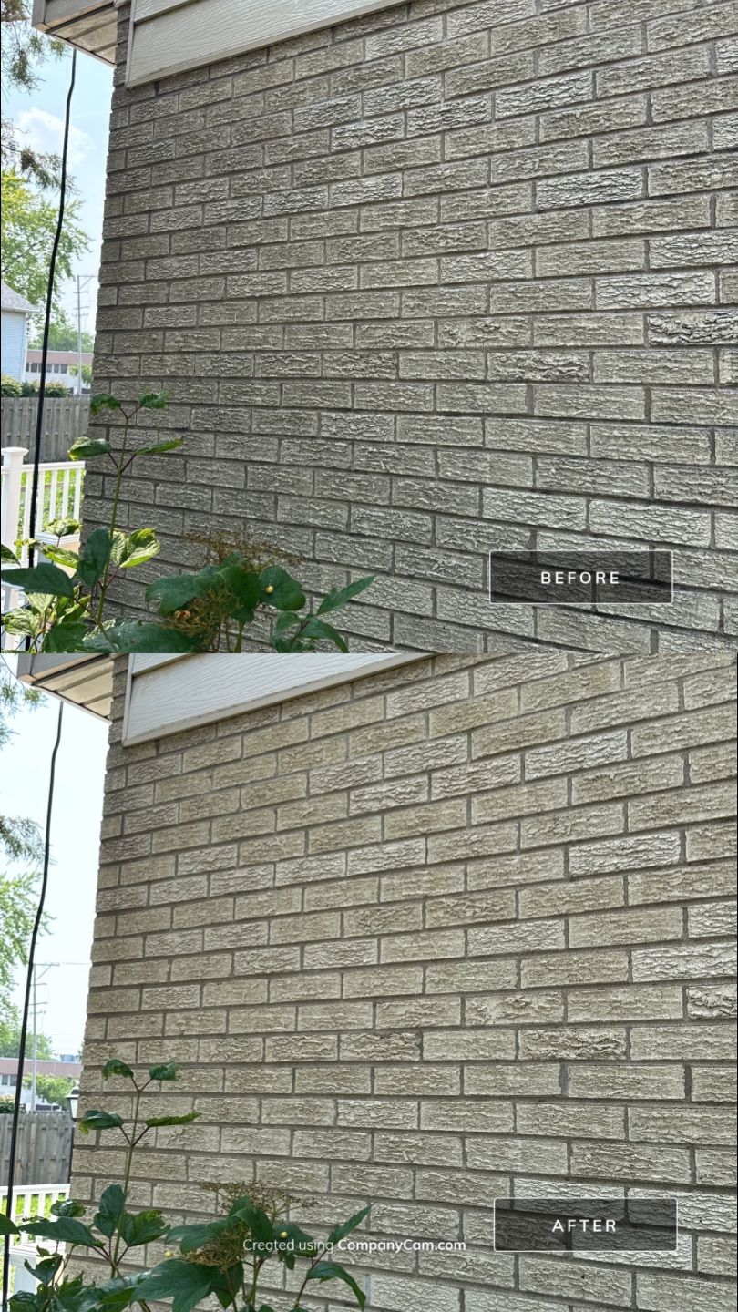 Project in Arlington Heights by Simmons Power & Soft Washing