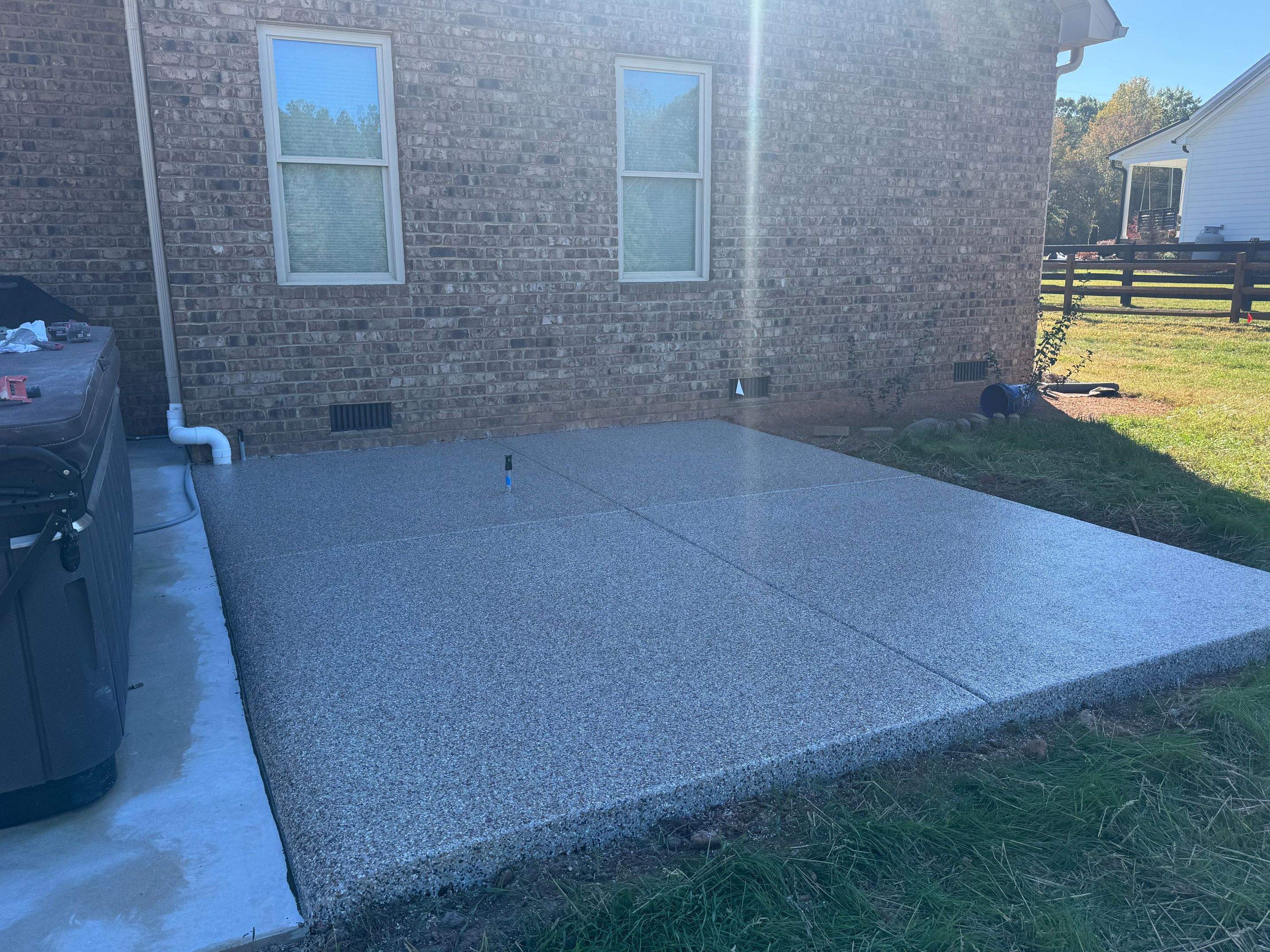 Parks Family Back Patio by Endure Concrete Coatings