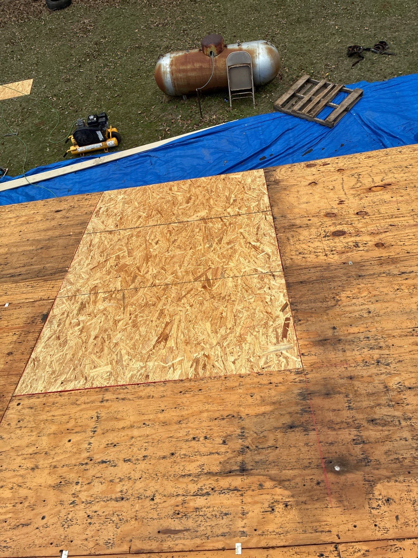 Roof replacement by In & Out Construction & Remodeling, LLC