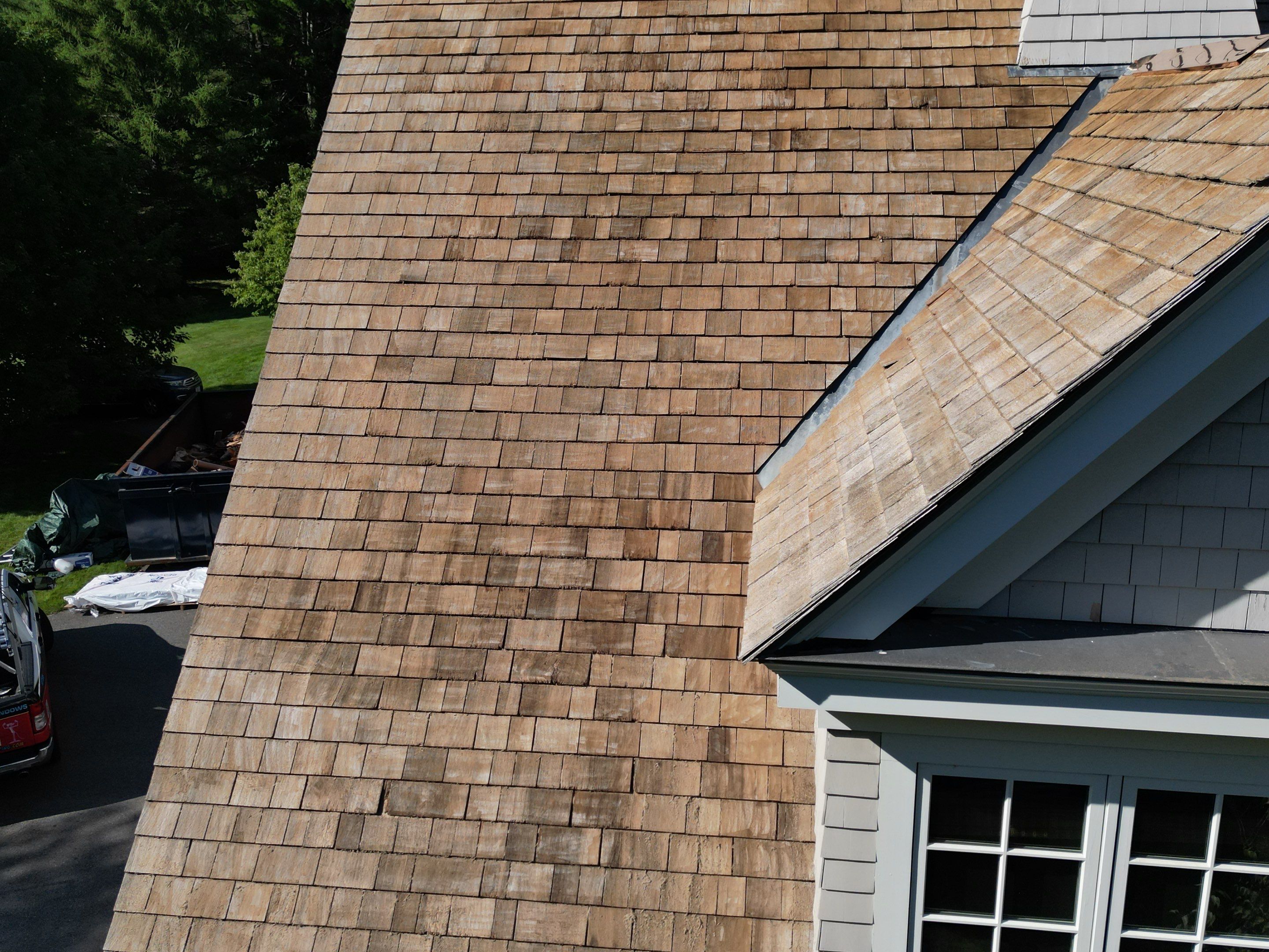 Cedar Shake Roof Restoration by Mighty Dog Roofing of Greater Middlesex County