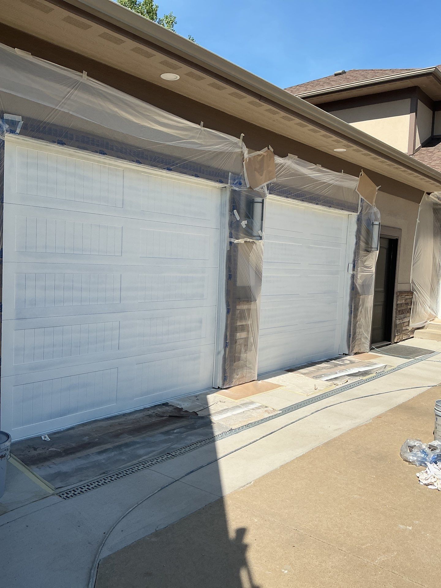 Residential Exterior Doors Repaint West Des Moines by Midwest Paint LLC