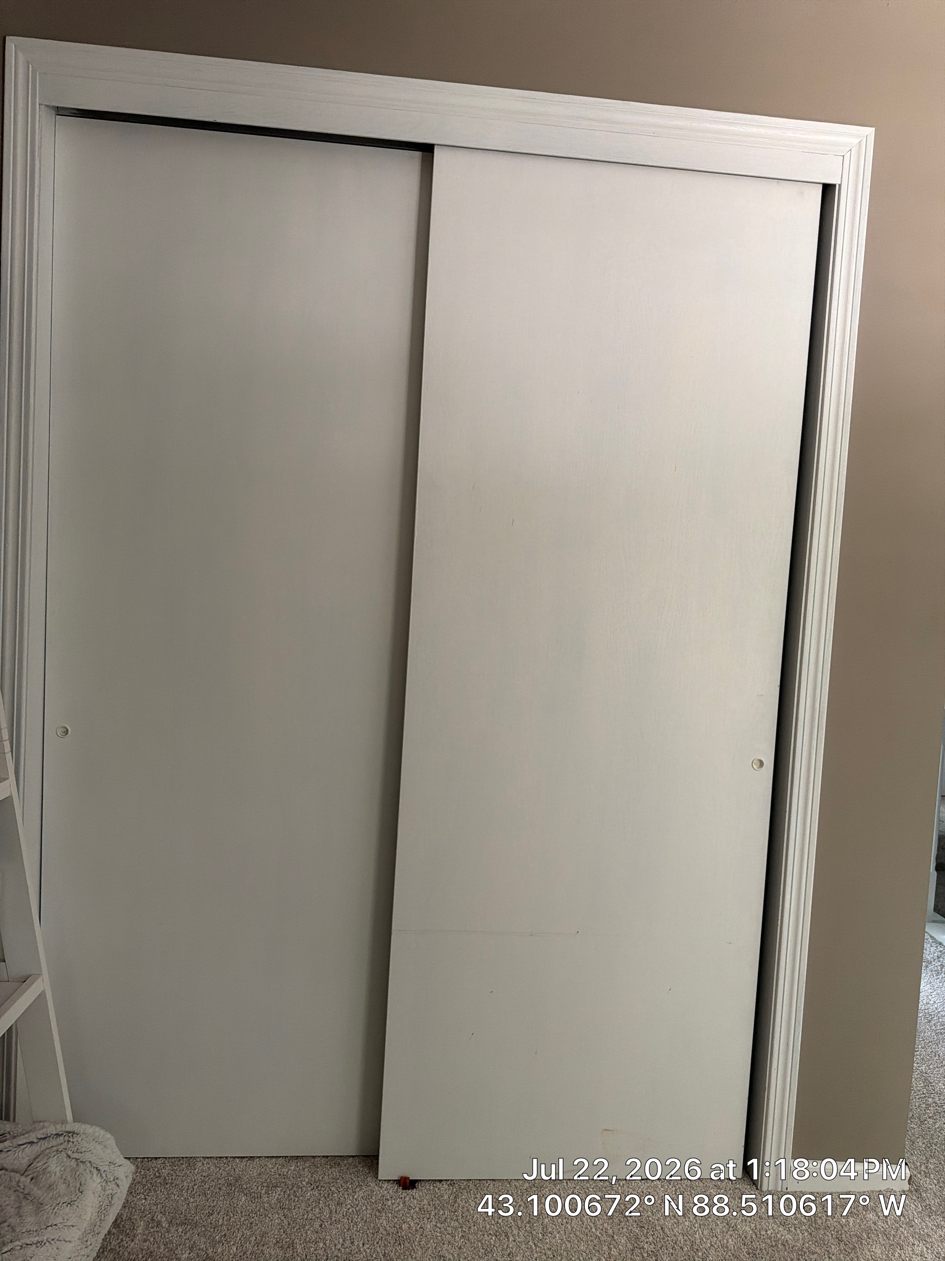 Sliding Closet Door Installation and Interior Painting in Oconomowoc by CompanyCam Sales Demo