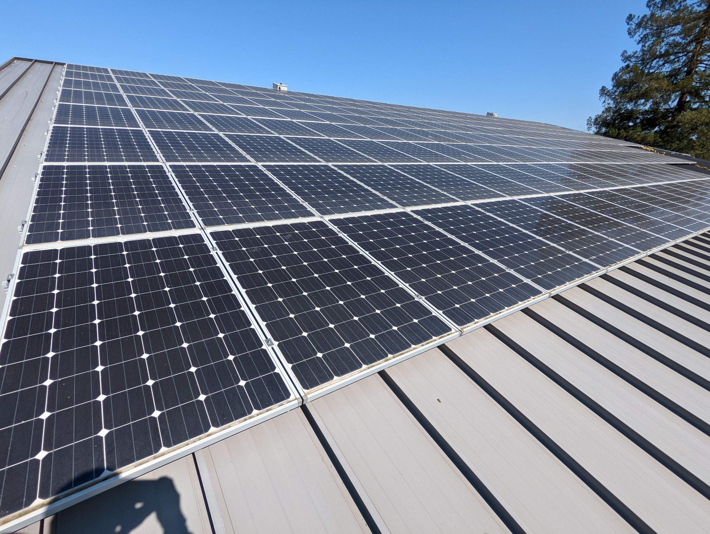 Los Alots Commercial Solar Panel Cleaning by All One Solar Shine